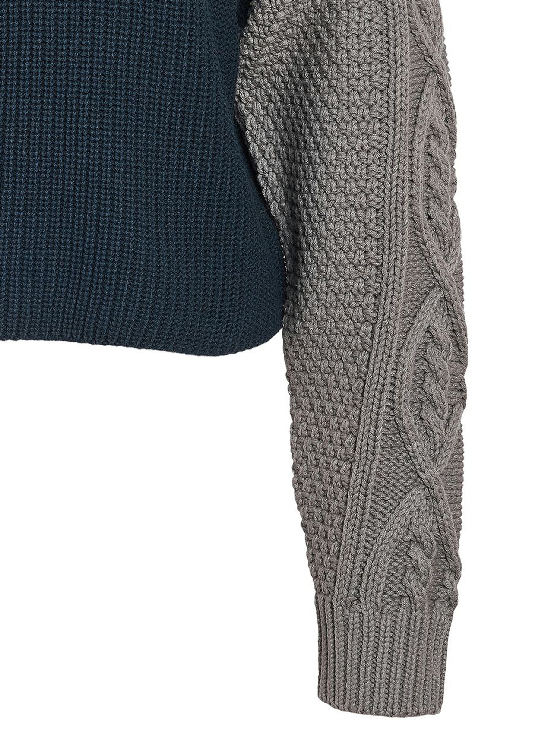 Noisy may Strickpullover Kombination aus Struktur- und Zopfmuster-Design (1 günstig online kaufen