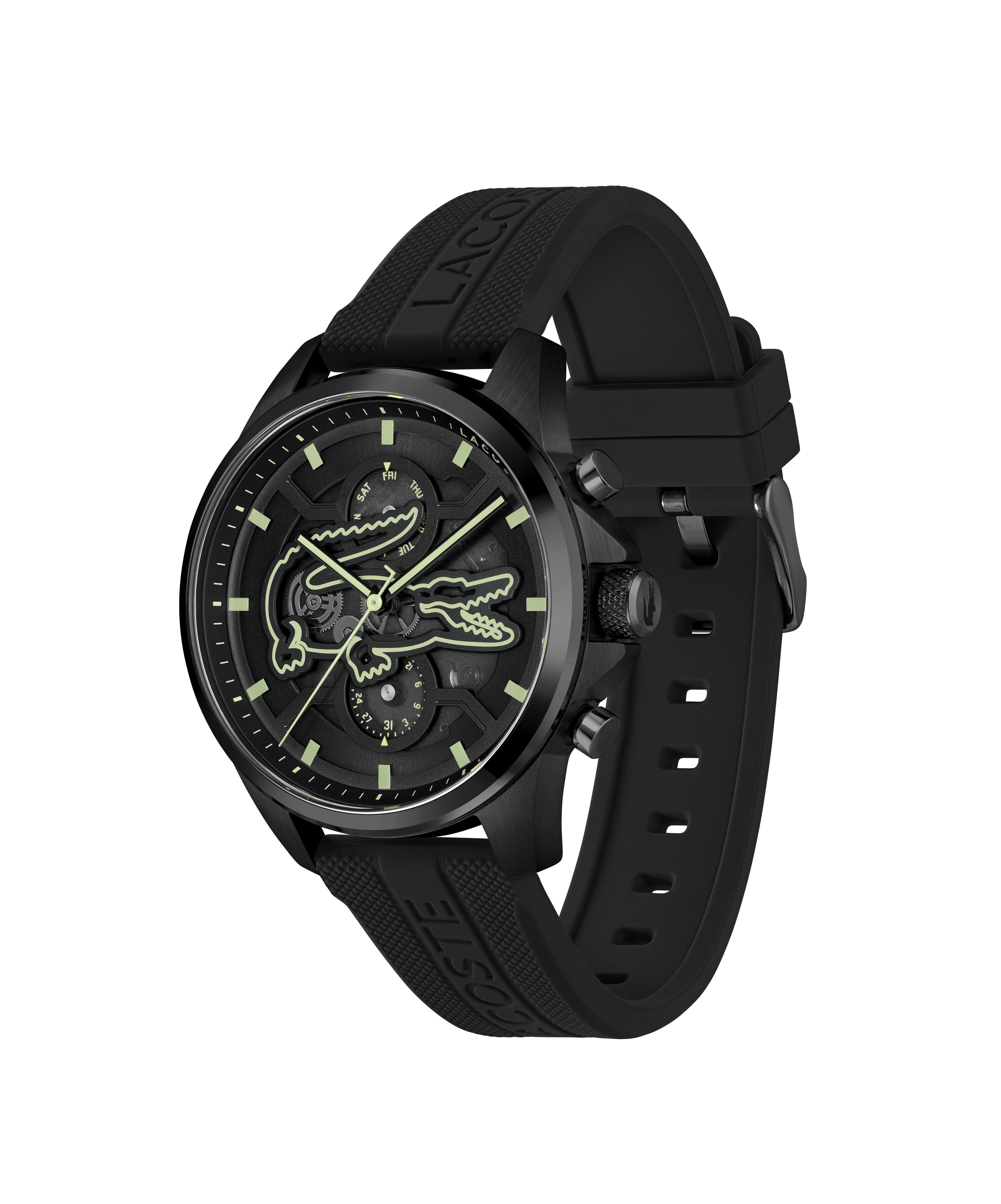 Lacoste Multifunktionsuhr ARTHOR 2011537, Quarzuhr, Armbanduhr, Herrenuhr, Silikonarmband, analog
