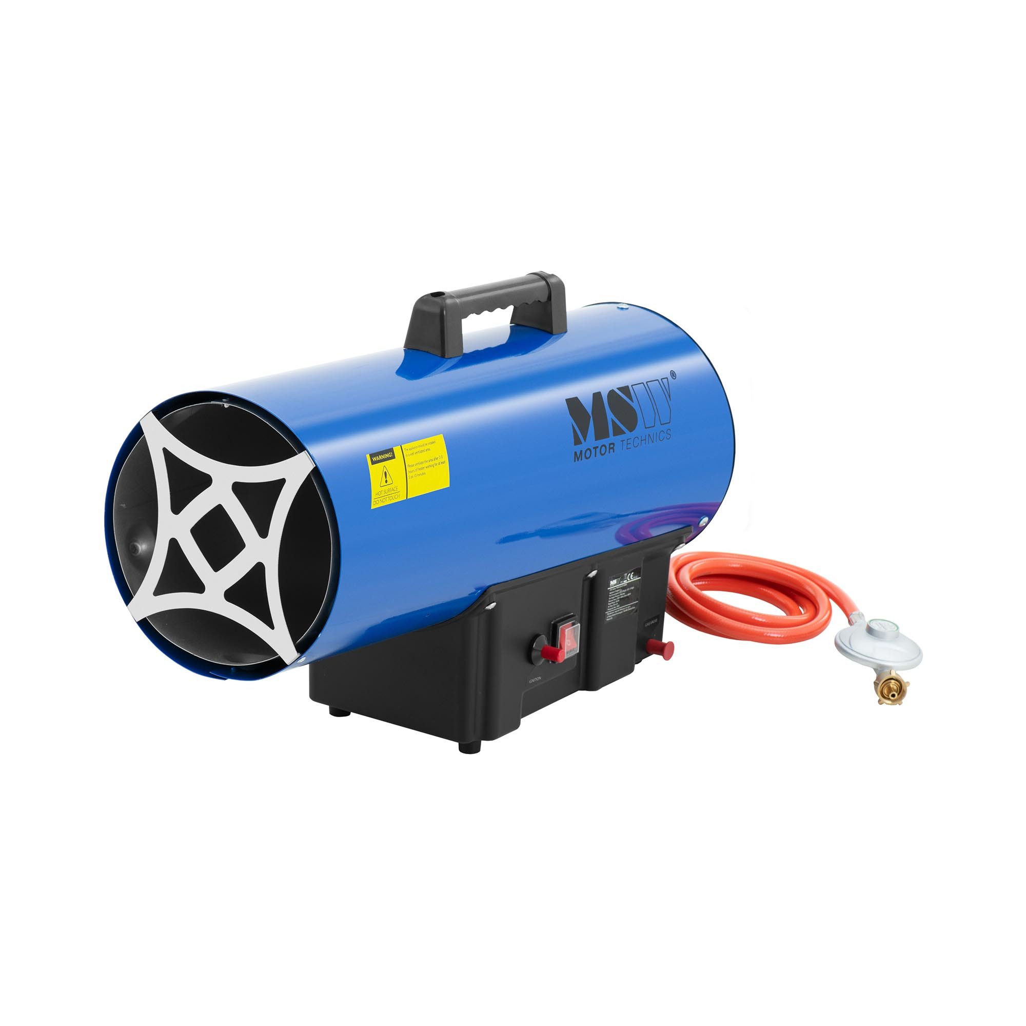 MSW Heizgerät Gasheizer Gasstrahler Gas Heizgebläse manuelle Zündung Gaskanone 30000, 30 W