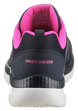 Skechers BOUNTIFUL - QUICK PATH Sneaker mit gepolsterter Innensohle, Freizeitschuh, Halbschuh, Schnürschuh