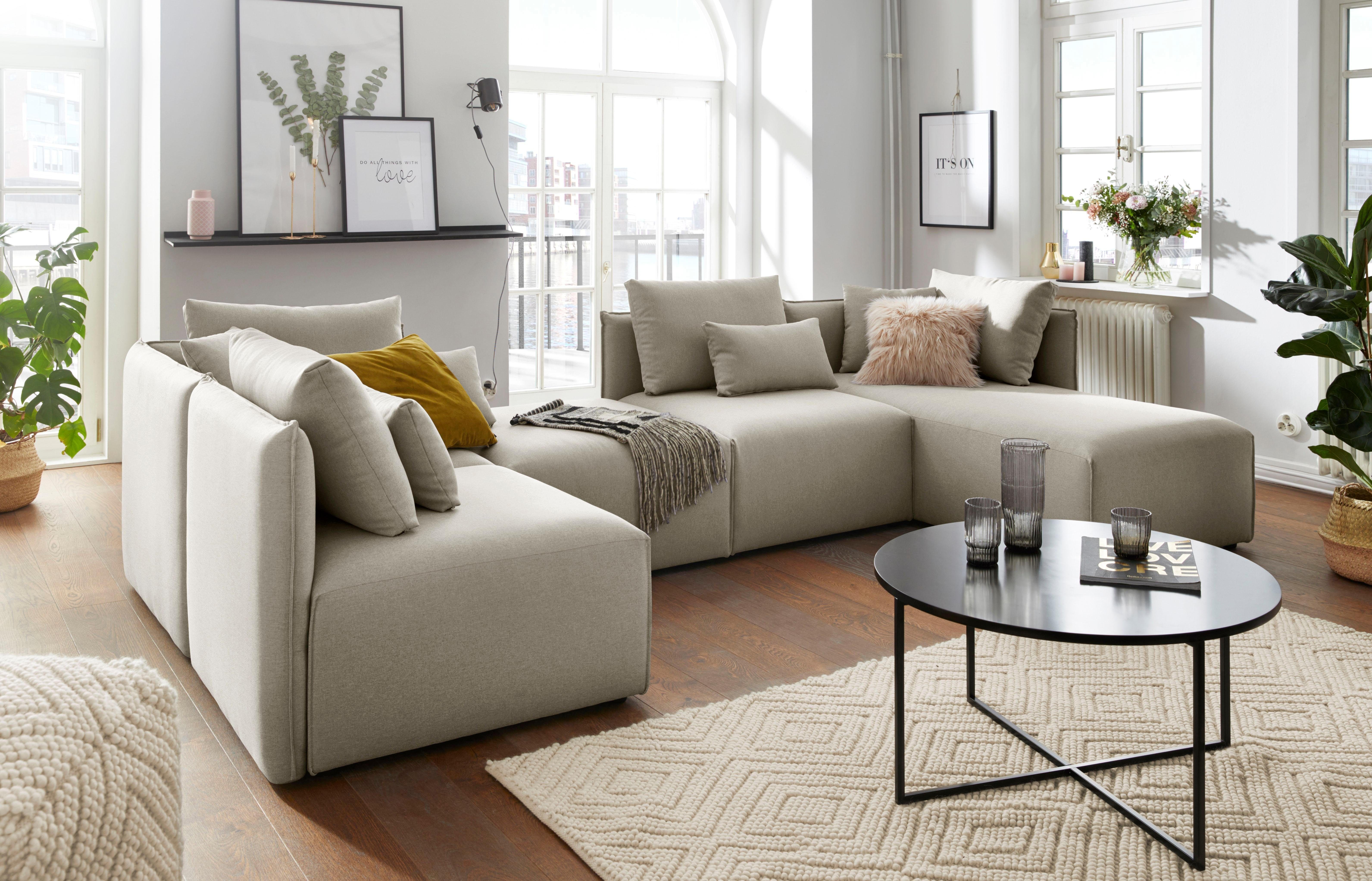 andas Bezugsqualitäten Nöre in zum Sofa-Eckelement vielen - (1 St), Modul Farben Zusammenstellen; und