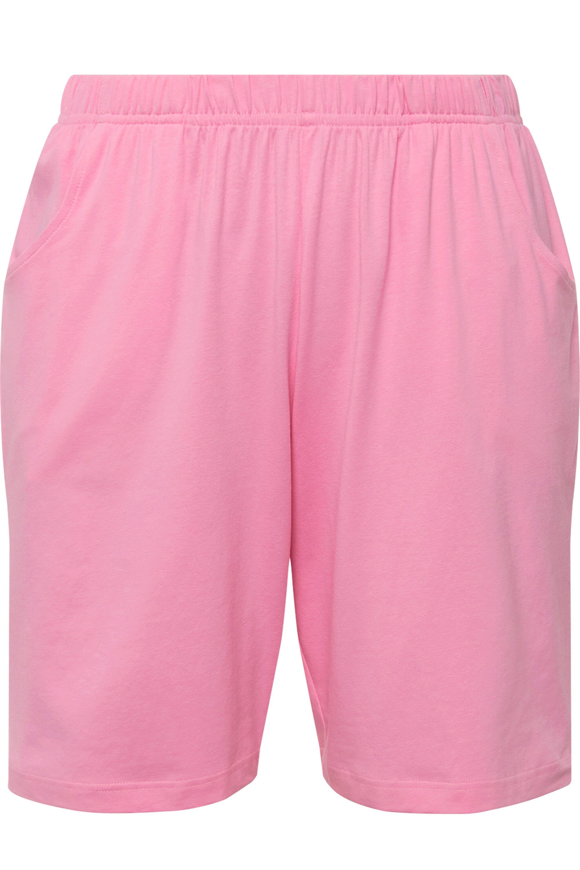 Ulla Popken Bermudas Jerseyshorts Taschen Elastikbund günstig online kaufen