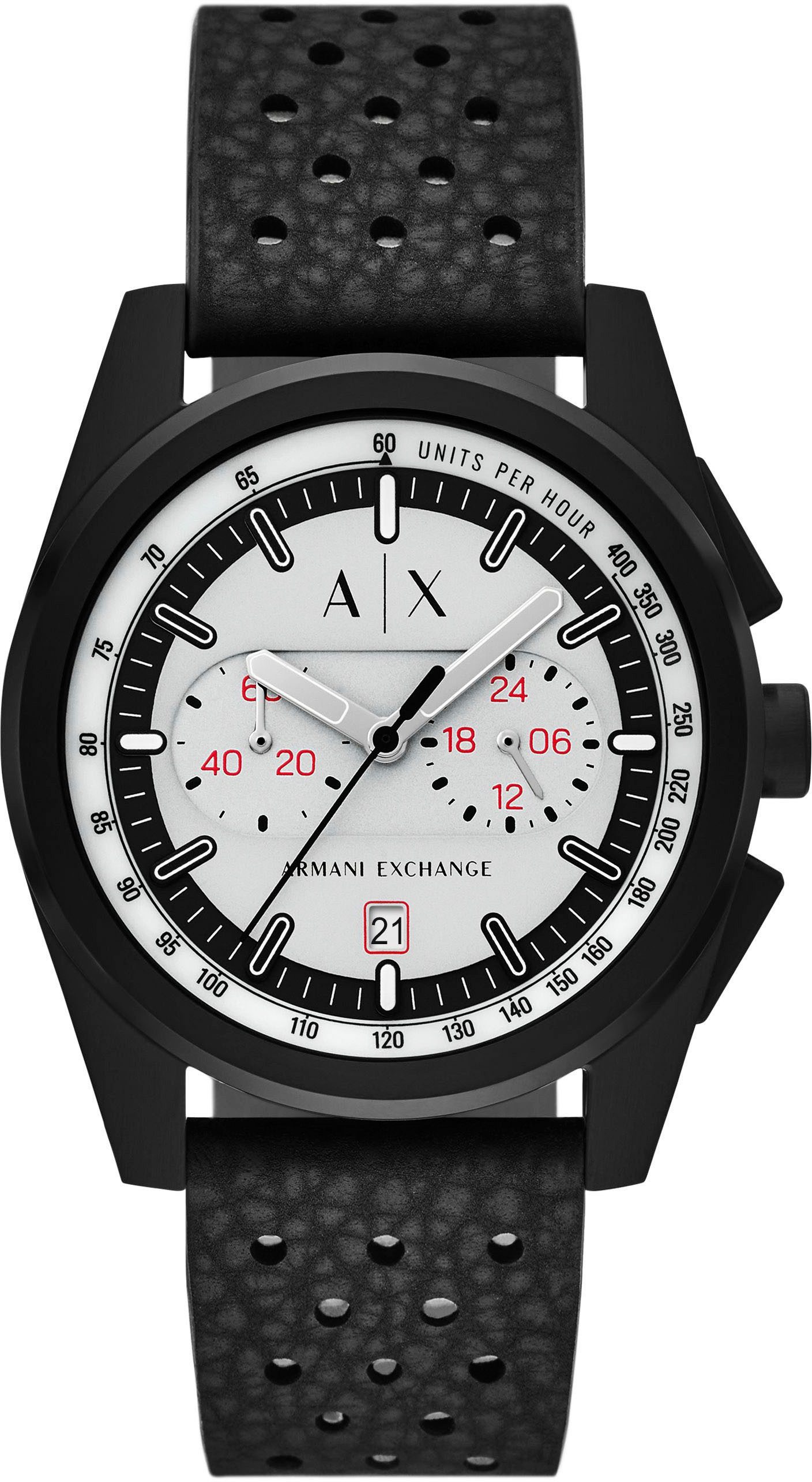 ARMANI EXCHANGE Chronograph AX2865, Quarzuhr,Armbanduhr,Herrenuhr,Kautschuk günstig online kaufen
