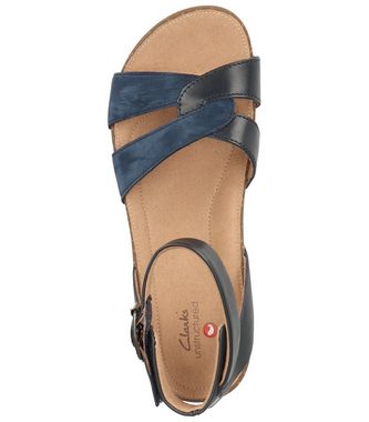 Clarks Sandalen Leder Schaftsandalette