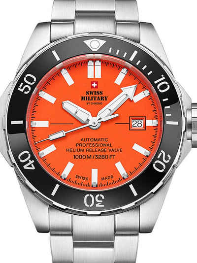 Swiss Military by Chrono Automatikuhr Swiss Military SMA34092.03 Automatik Diver 45mm 100ATM