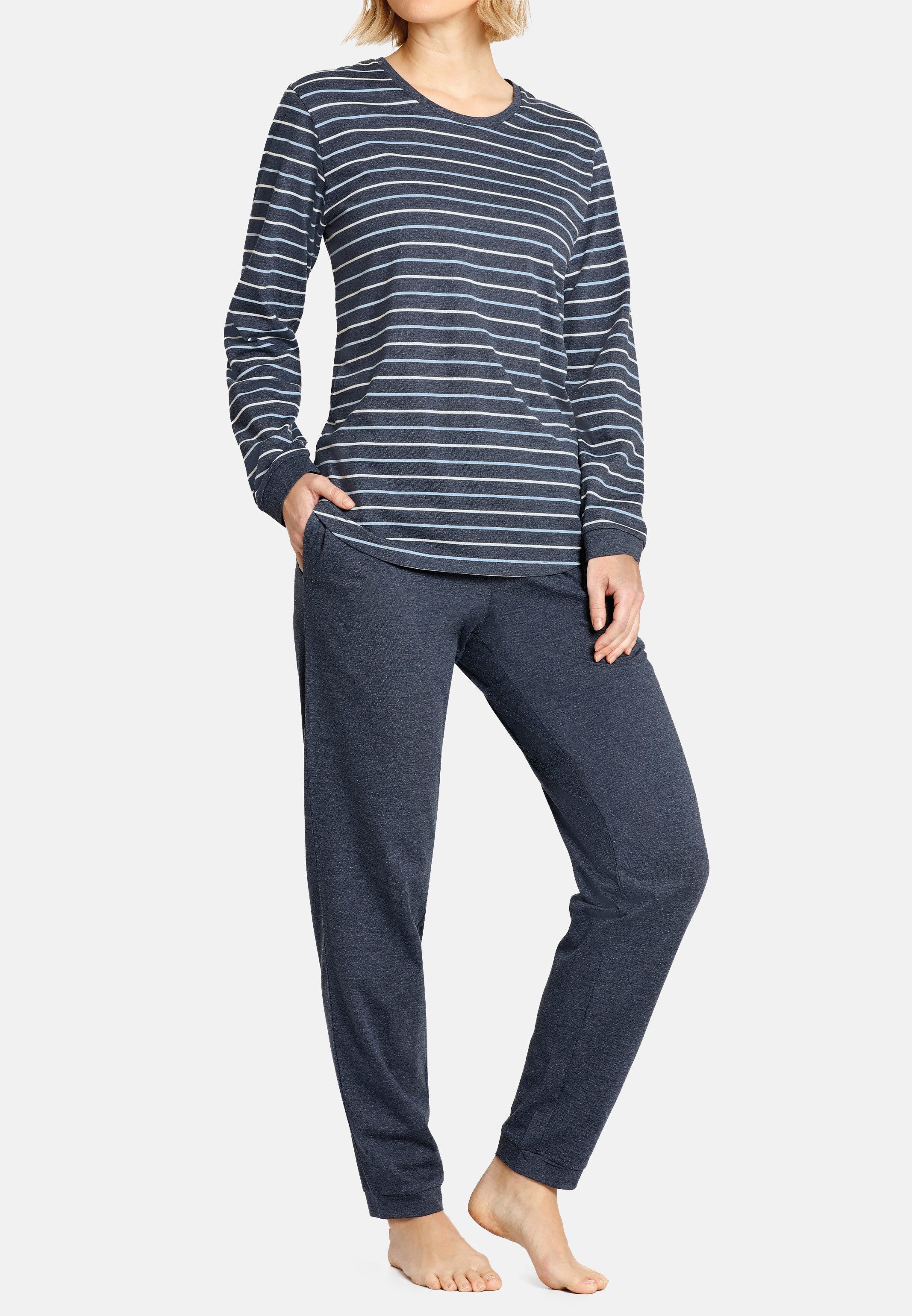 Hajo Pyjama Klima Komfort (Set, 2 tlg) Schlafanzug - Baumwolle - Atmungsakt günstig online kaufen