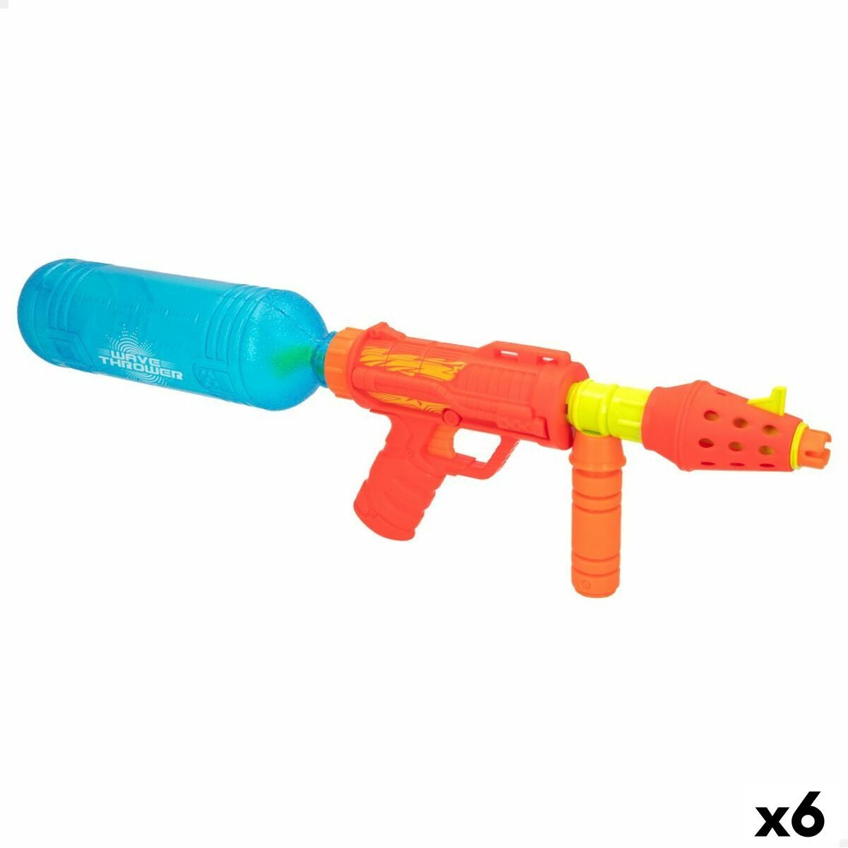 Colorbaby Wasserpistole Wasserpistole Wave Thrower Blaster 50 x 14 x 7 cm (6 Stück)