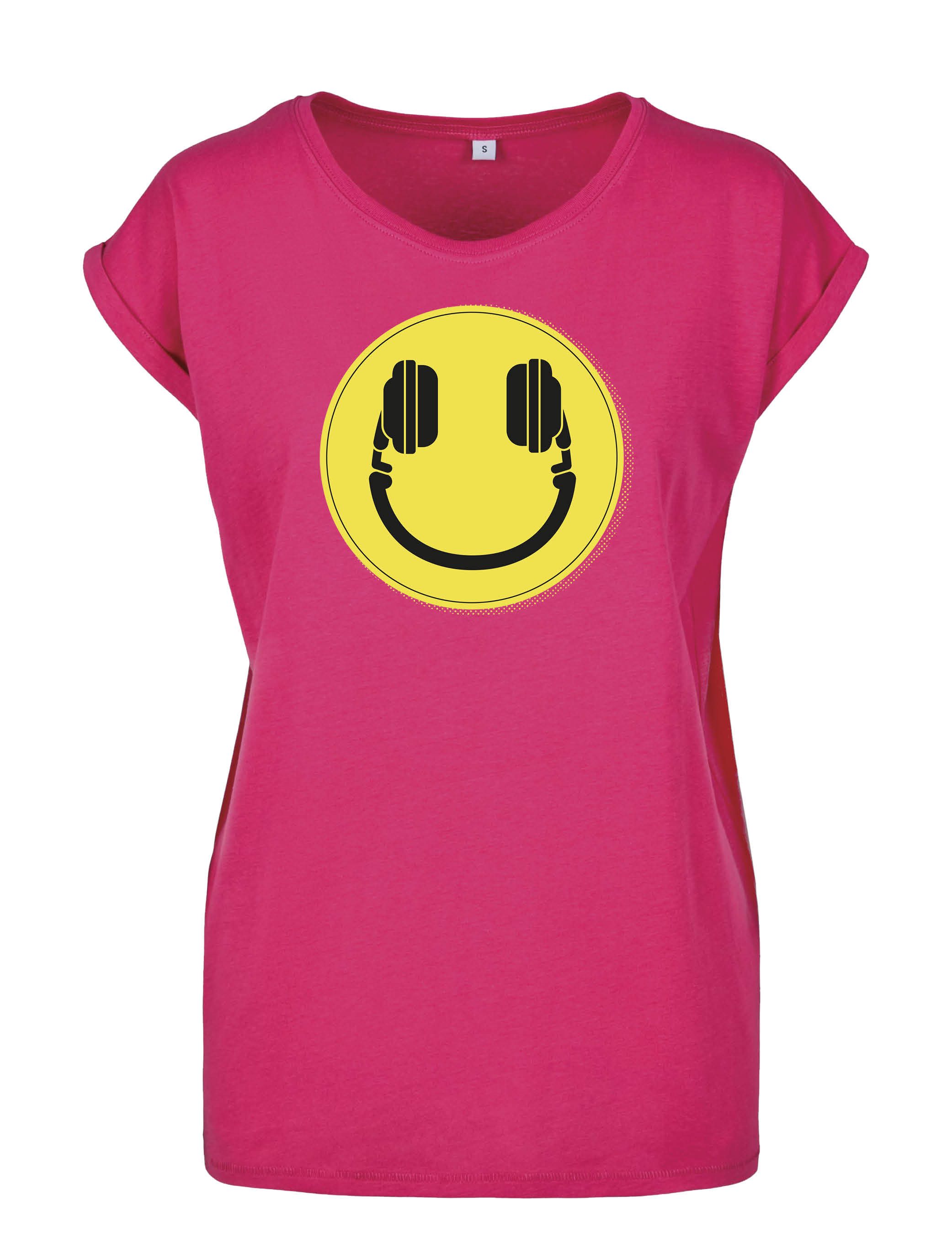 Youth Designz Print-Shirt "Headset Smiley" Damen günstig online kaufen