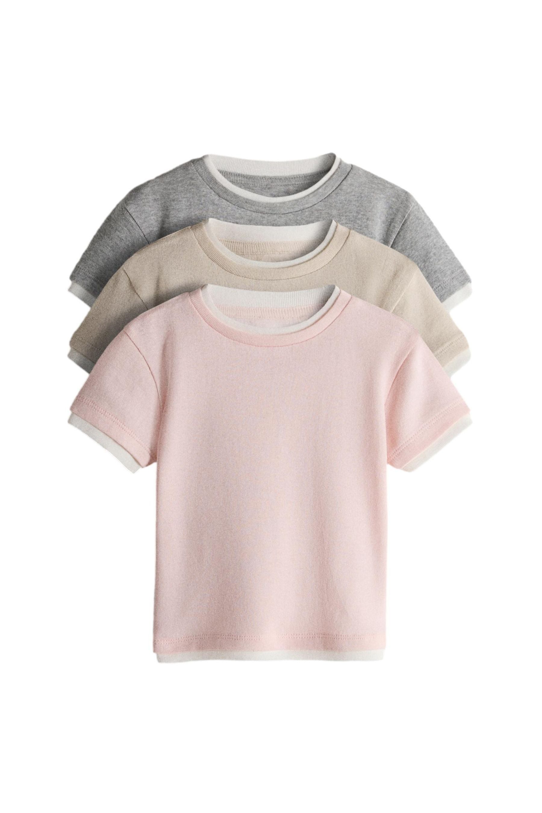 T-Shirt The Set Jersey-T-Shirts im Lagenlook, 3er-Pack