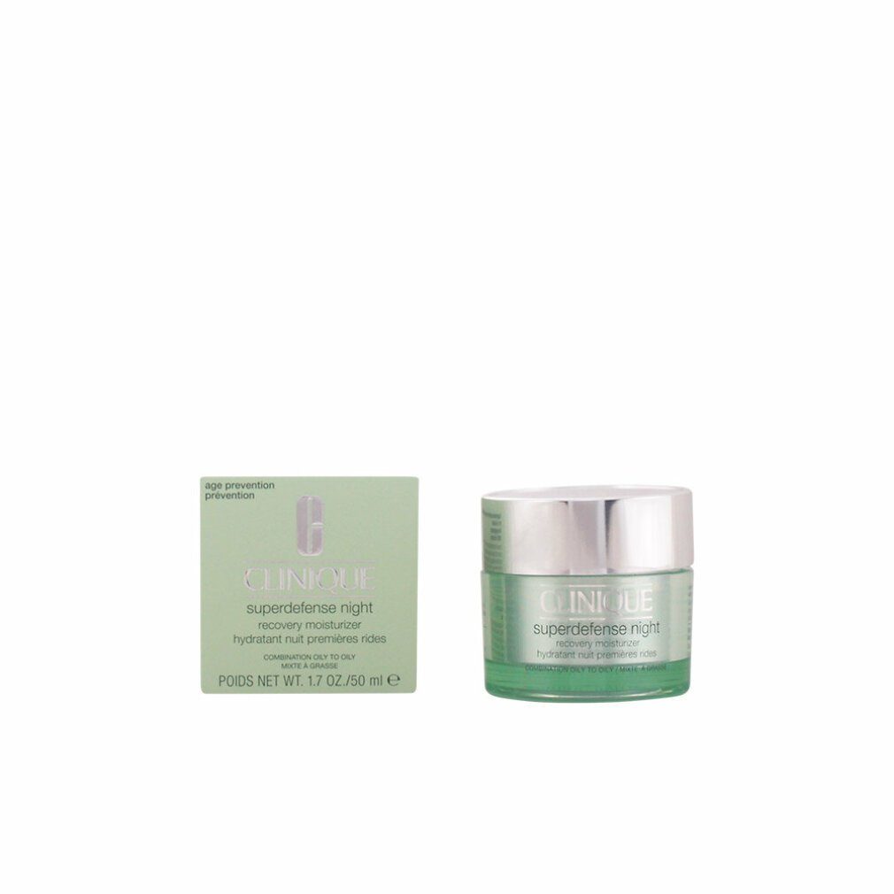 CLINIQUE Nachtcreme Superdefense Night Recovery Moisturizer für Mischhaut 50ml