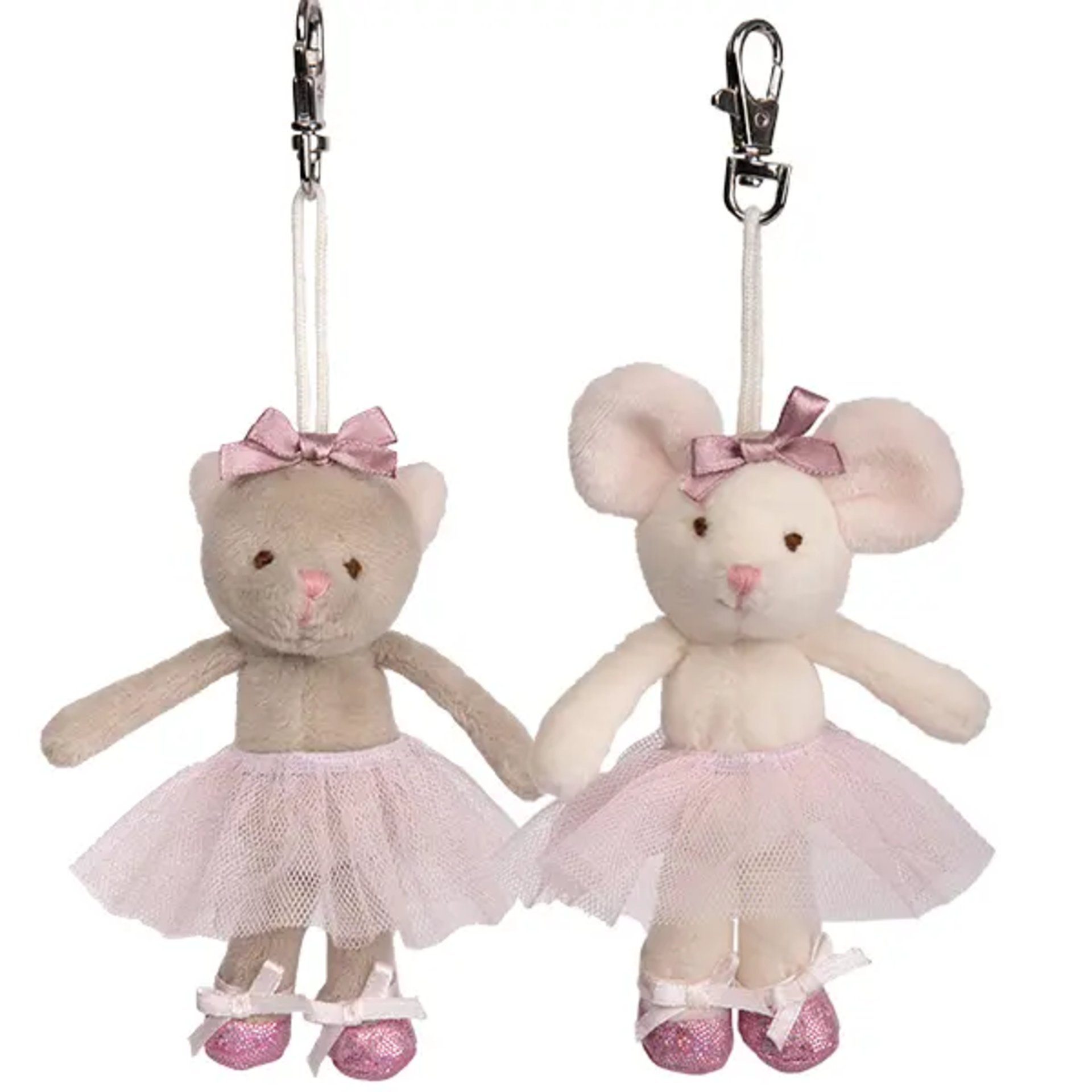 Bukowski Kuscheltier Bukowski Schlüsselanhänger Maus Antonia mit Tutu Kleid 10 cm