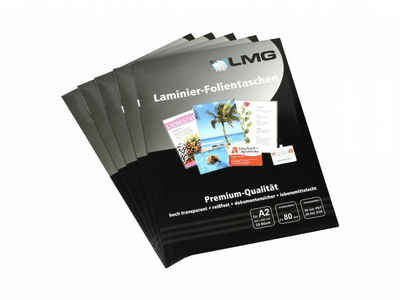 LMG Germany Schutzfolie »LMG Laminierfolien 430 x 604 mm, 2 x 80 mic, glänzend«