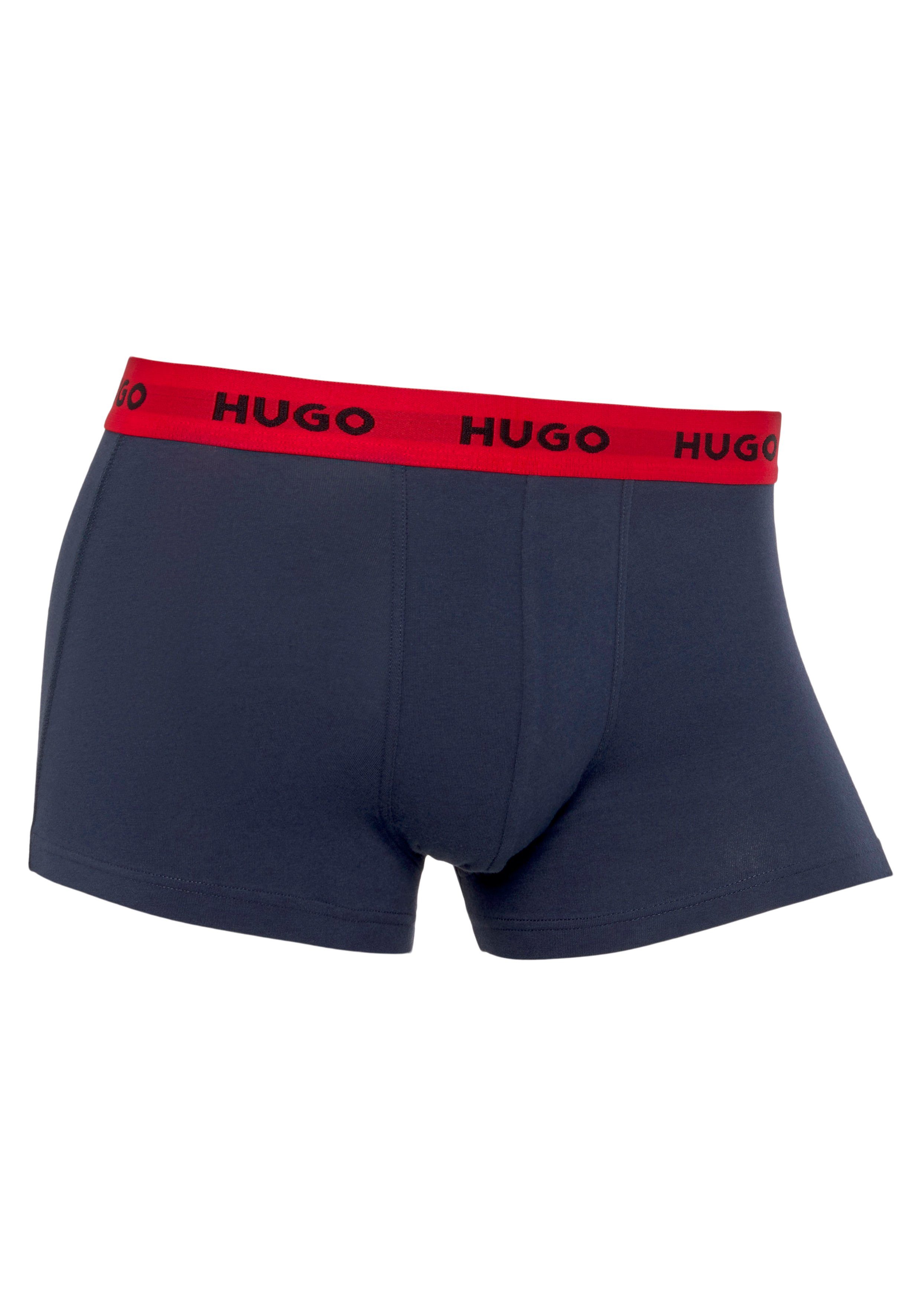 HUGO Trunk TRUNK TRIPLET PACK mit Pack) 3er (Packung, elastischem 3-St., Logobund Medium-Grey