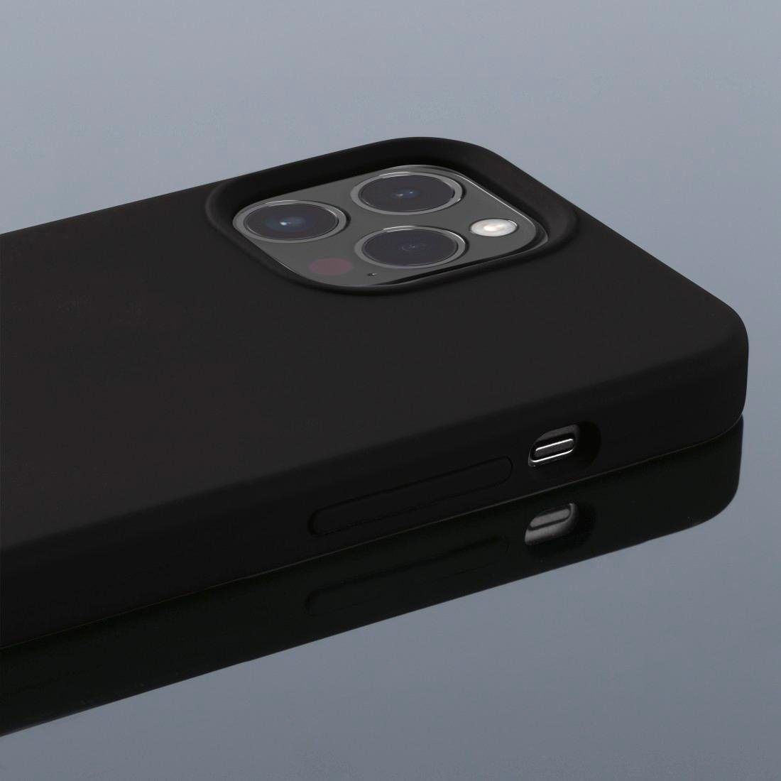 f. Smartphonehülle 14 Pro Finest Smartphone-Hülle schwarz Hama PRO Feel MagCase Cover iPhone Apple