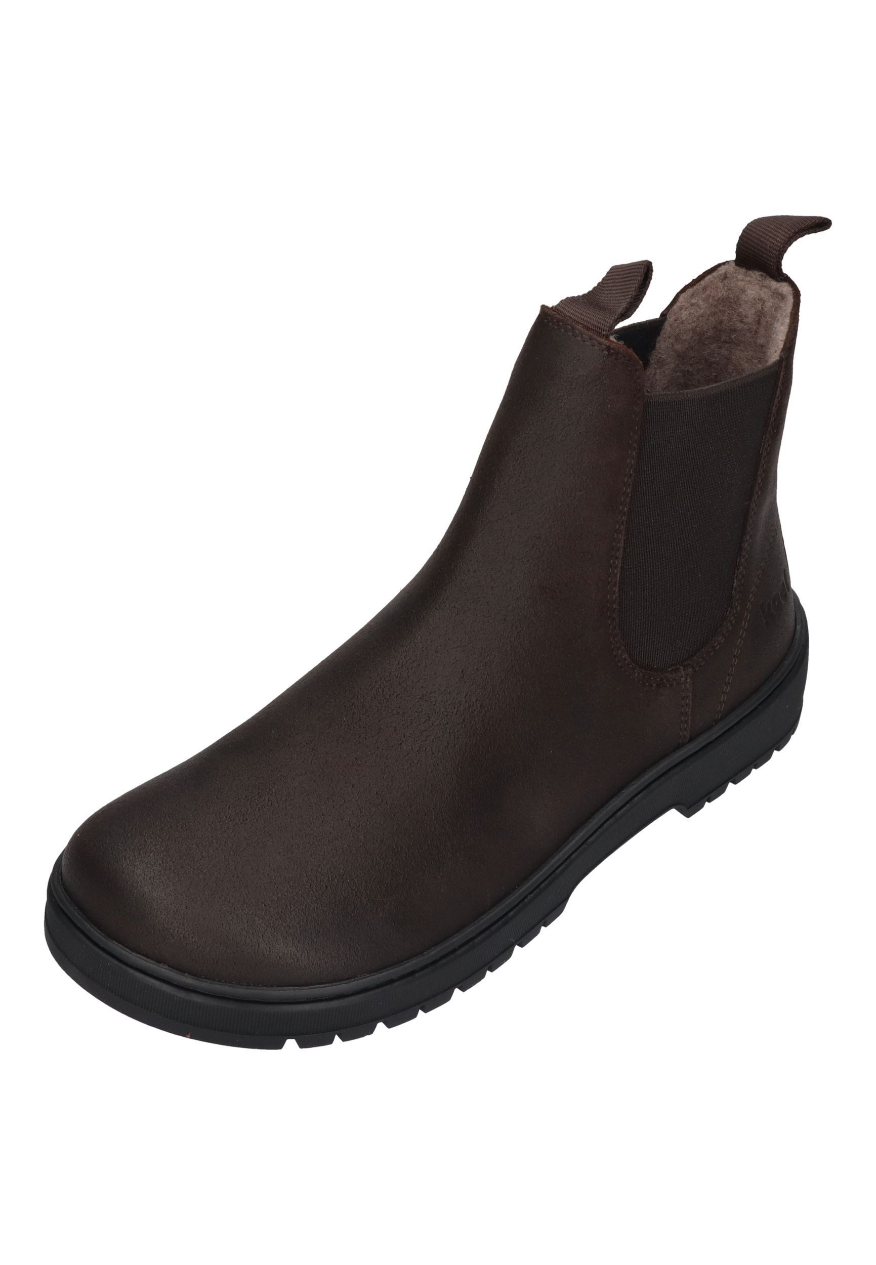 KOEL GAVIEN SUEDE FELT Barfußschuh chocolate