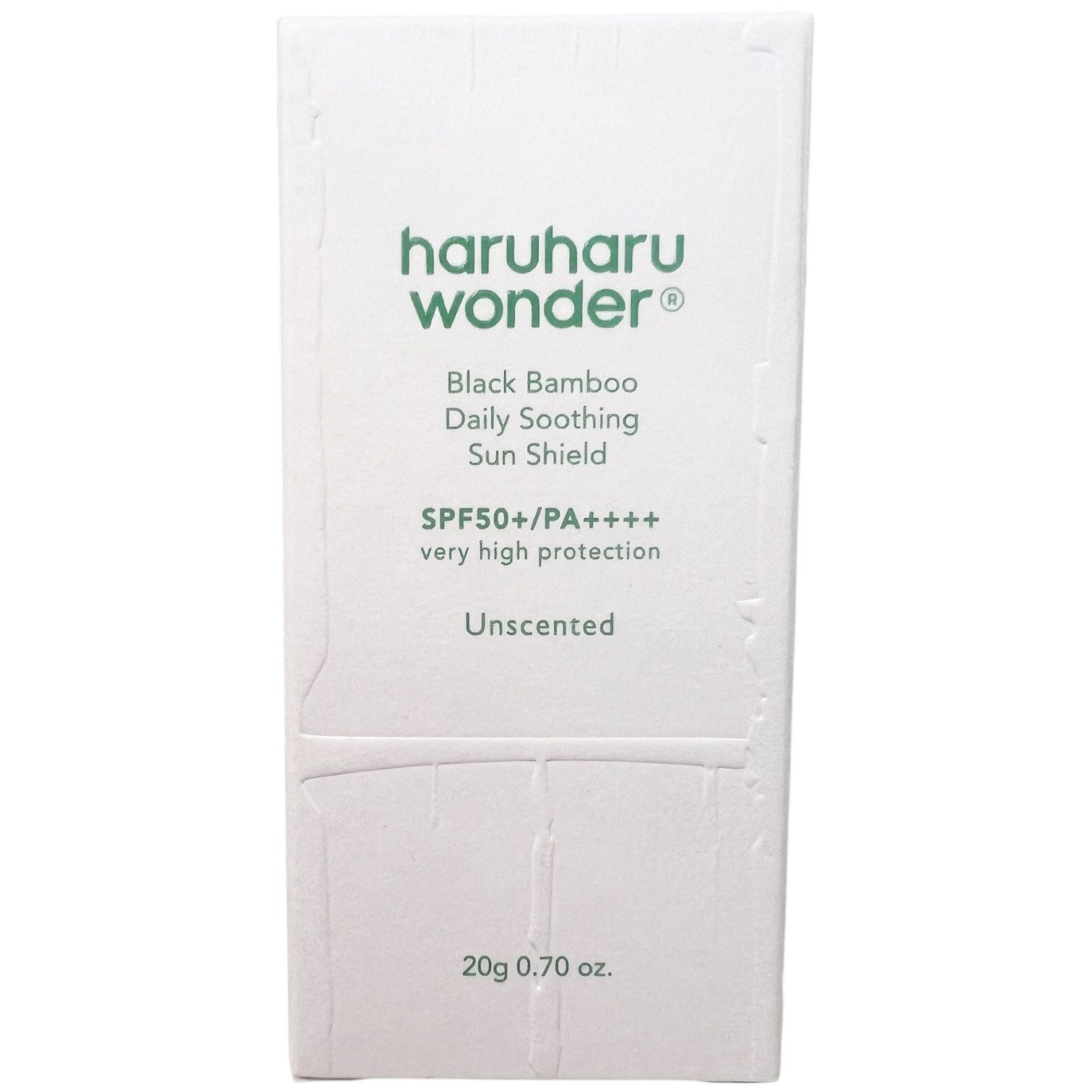 haruharu wonder Sonnenschutzstift Black Bamboo Daily Soothing Sun Shield