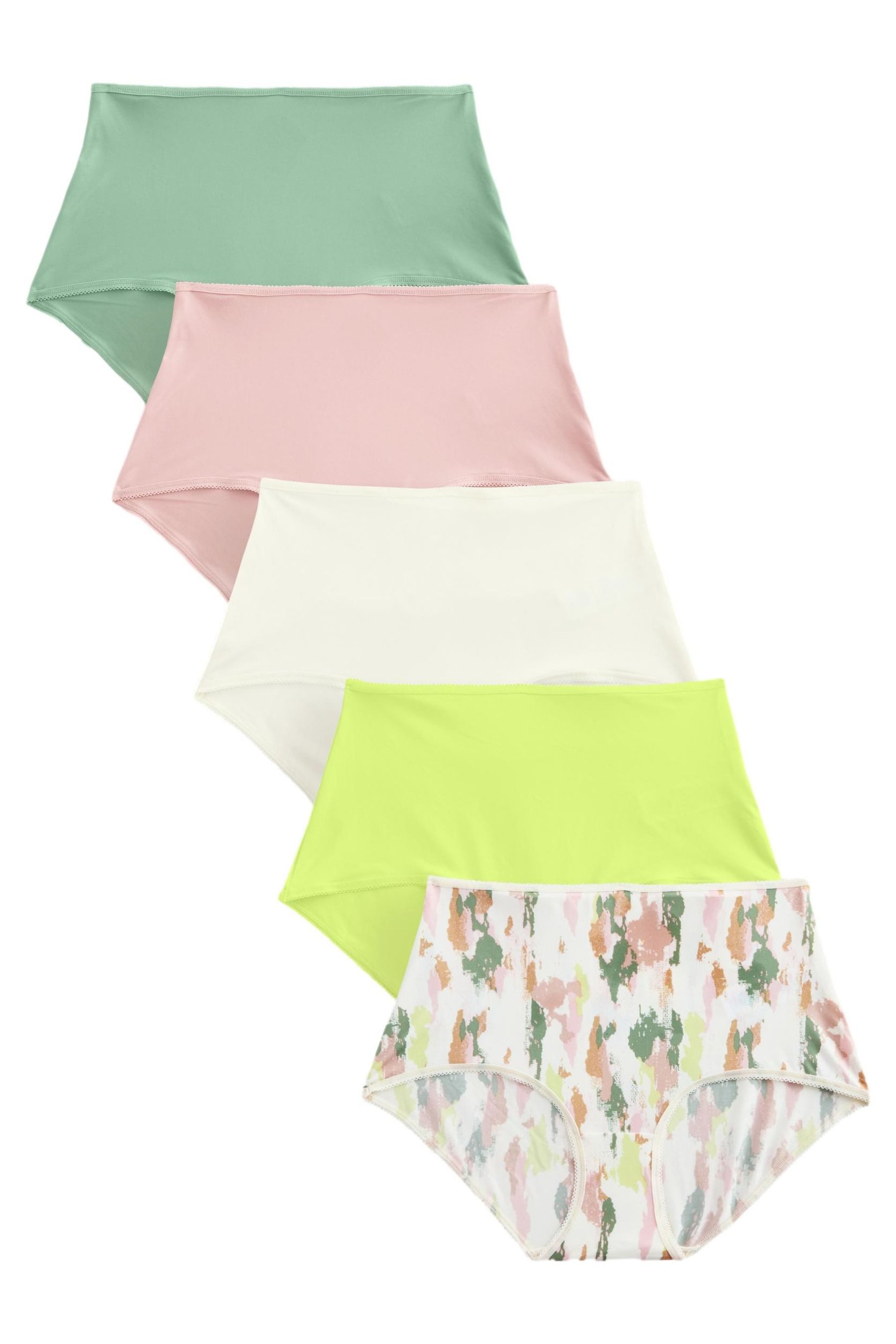 Next High-Waist-Slip 5er-Pack Mikrofaser-Slips, Maxi (5-St) günstig online kaufen