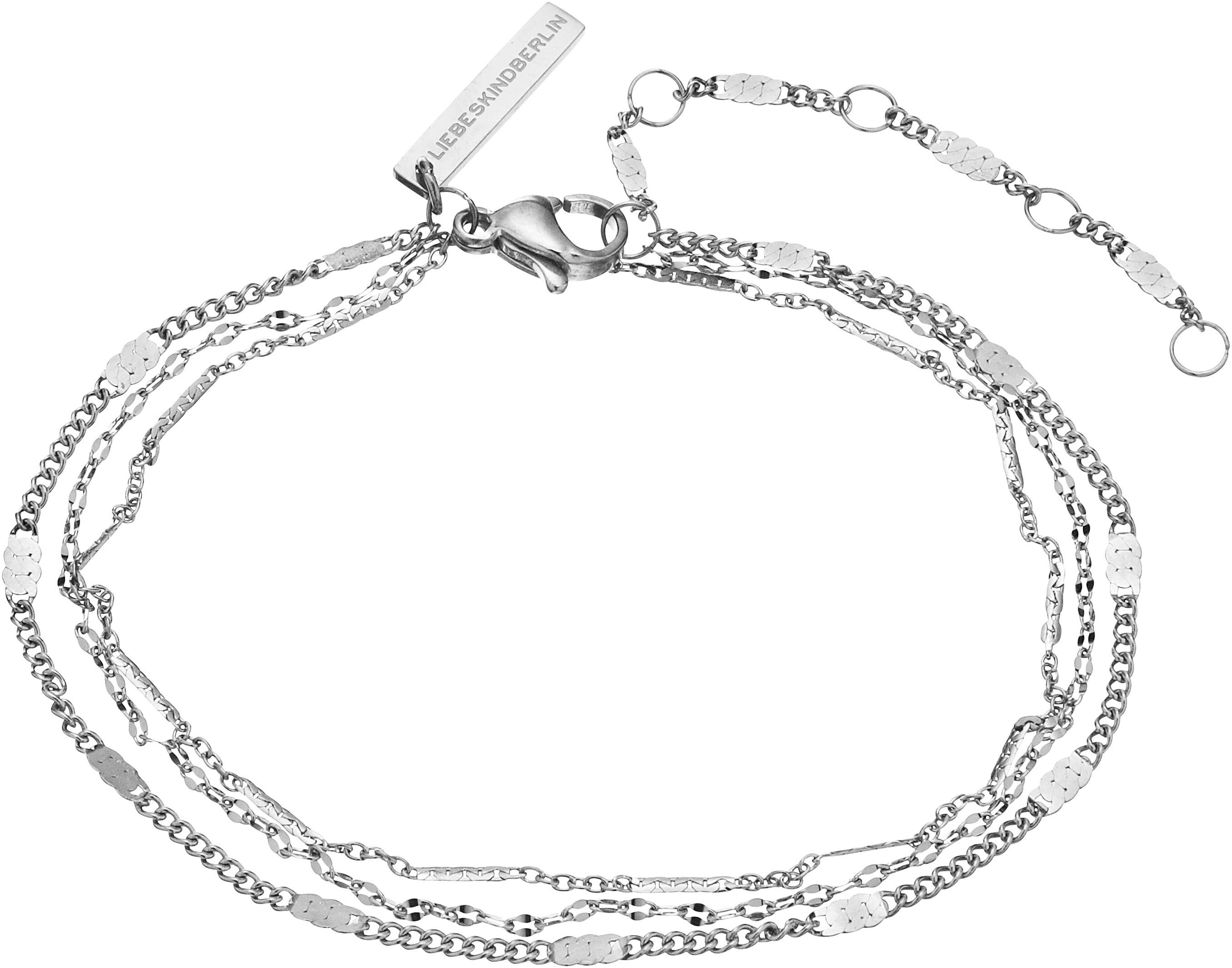 Armband Schmuck Geschenk Edelstahl Armkette, LJ-0633-B-22, LJ-0634-B-22