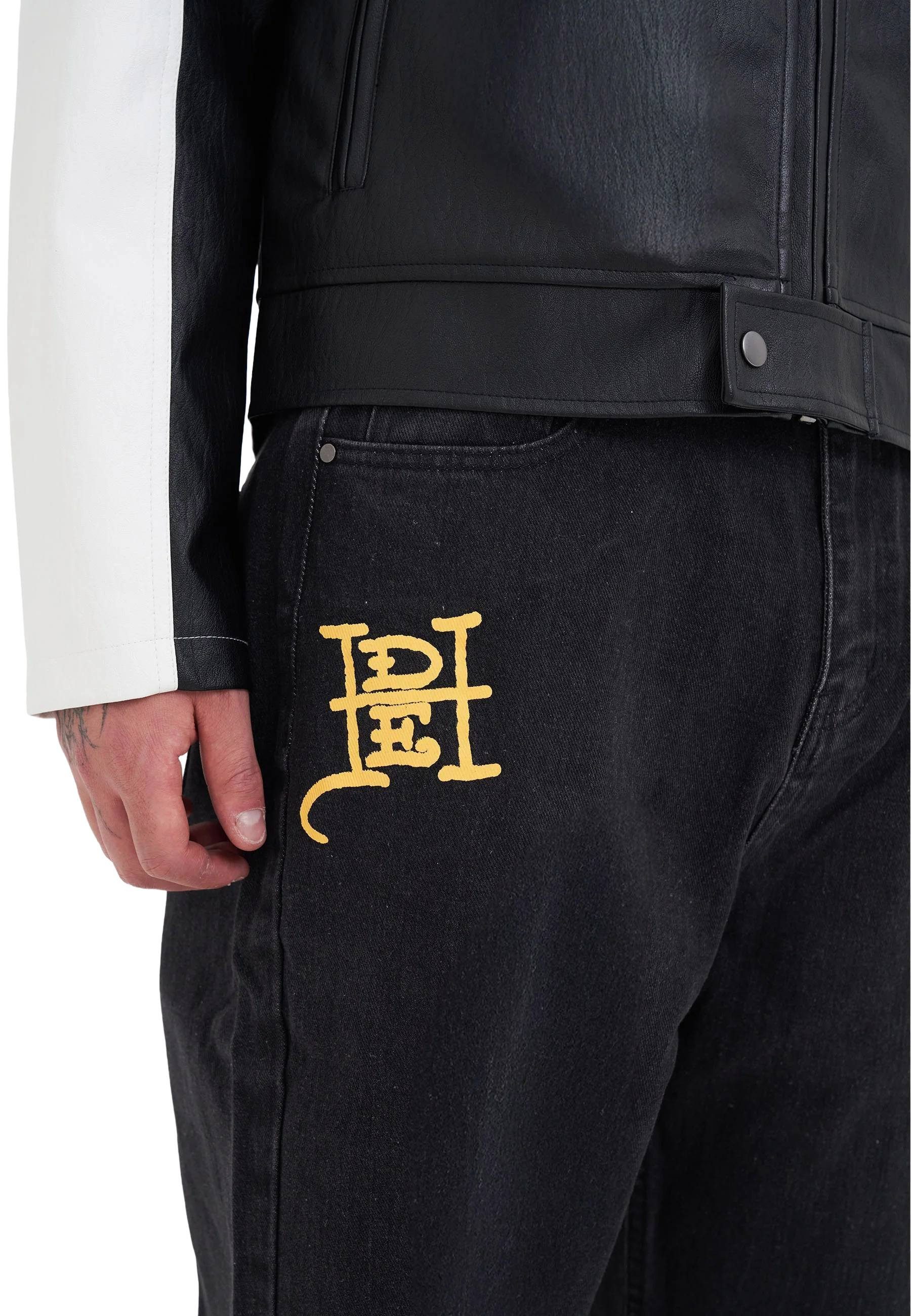 Ed Hardy Relax-fit-Jeans Jeans Ed Hardy Dragon Tattoo Battle-Dragon-Tattoo-Grafik