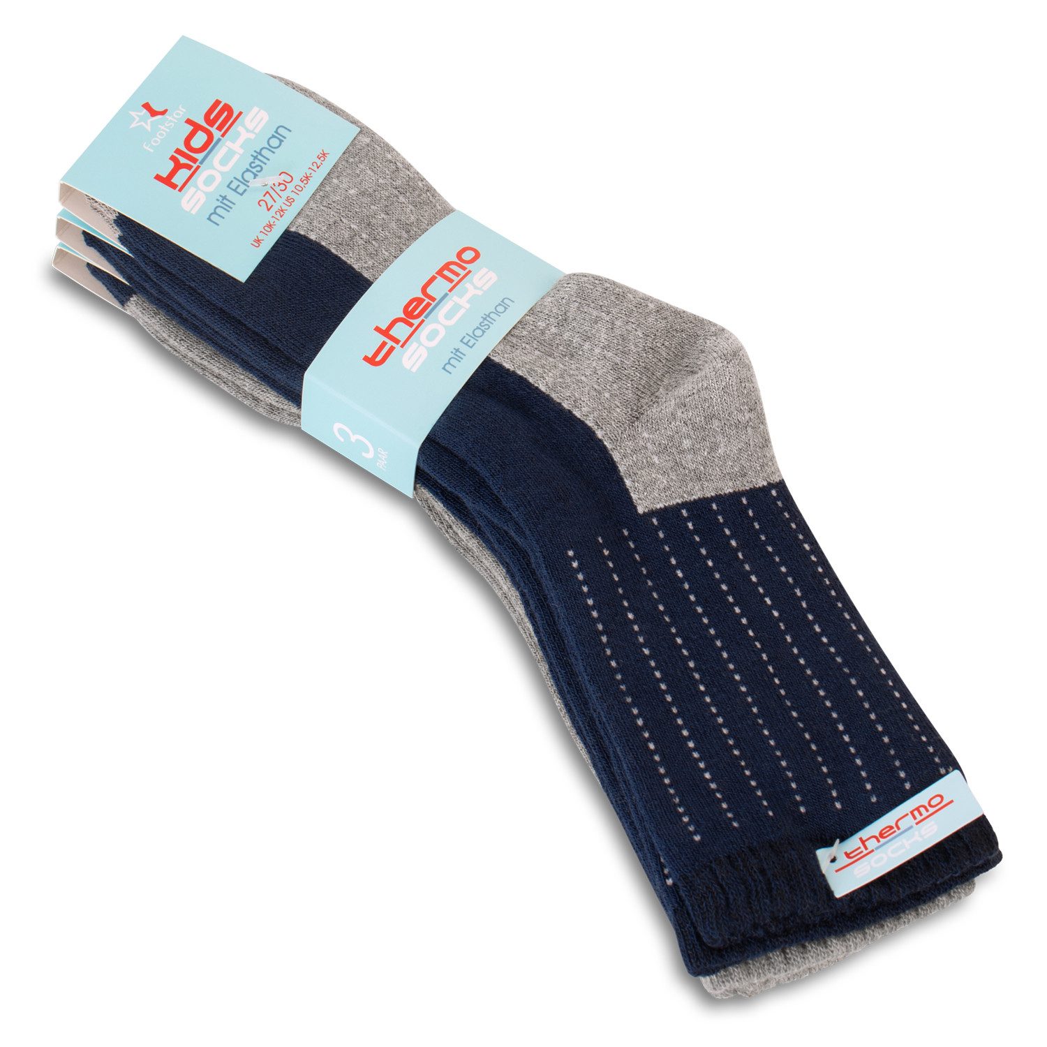 Footstar Thermosocken Kinder Motiv Frottee Socken Thermo Wintersocken – Bild 4 von 4