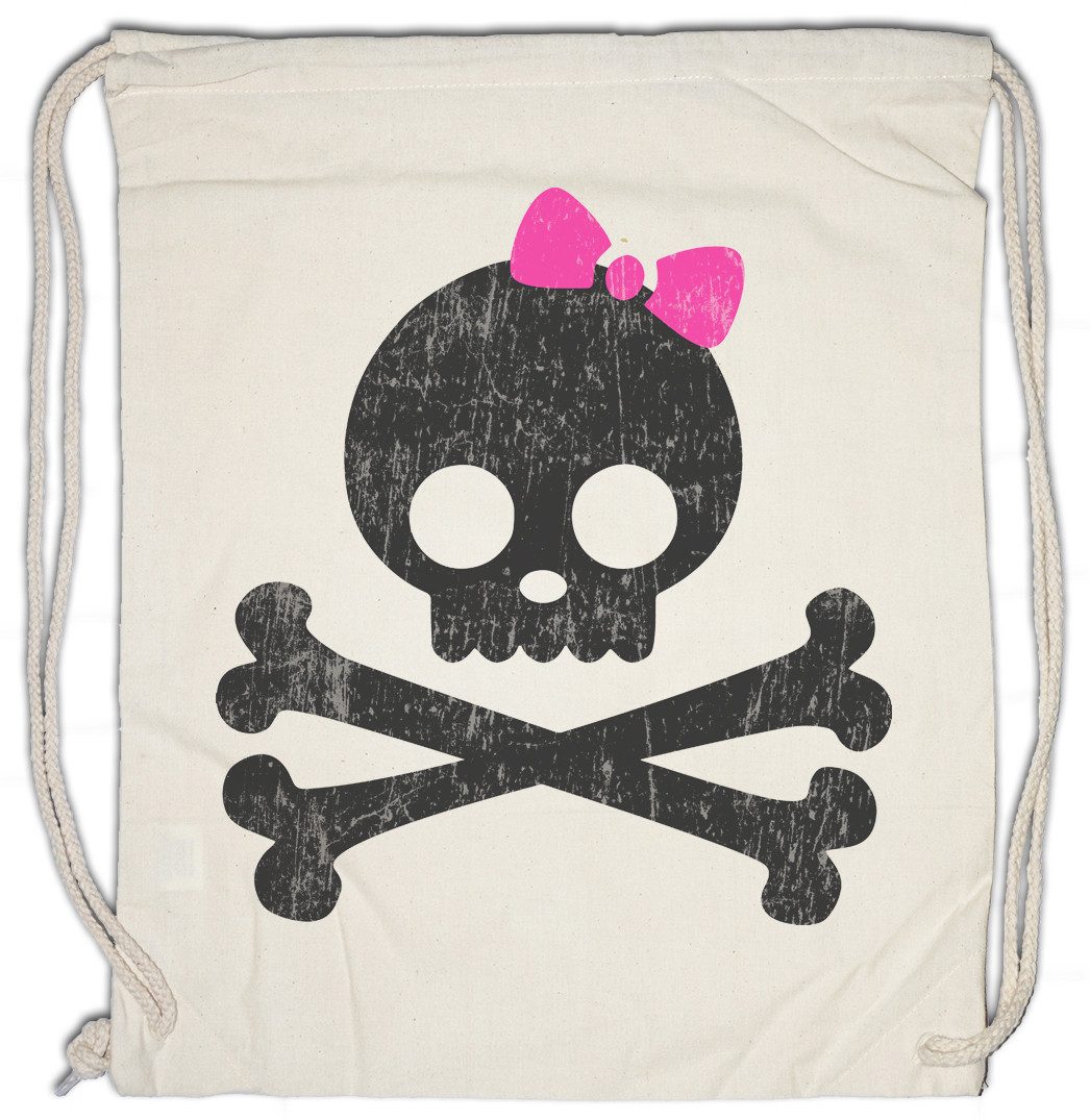 Urban Backwoods Turnbeutel Girlie Skull & günstig online kaufen