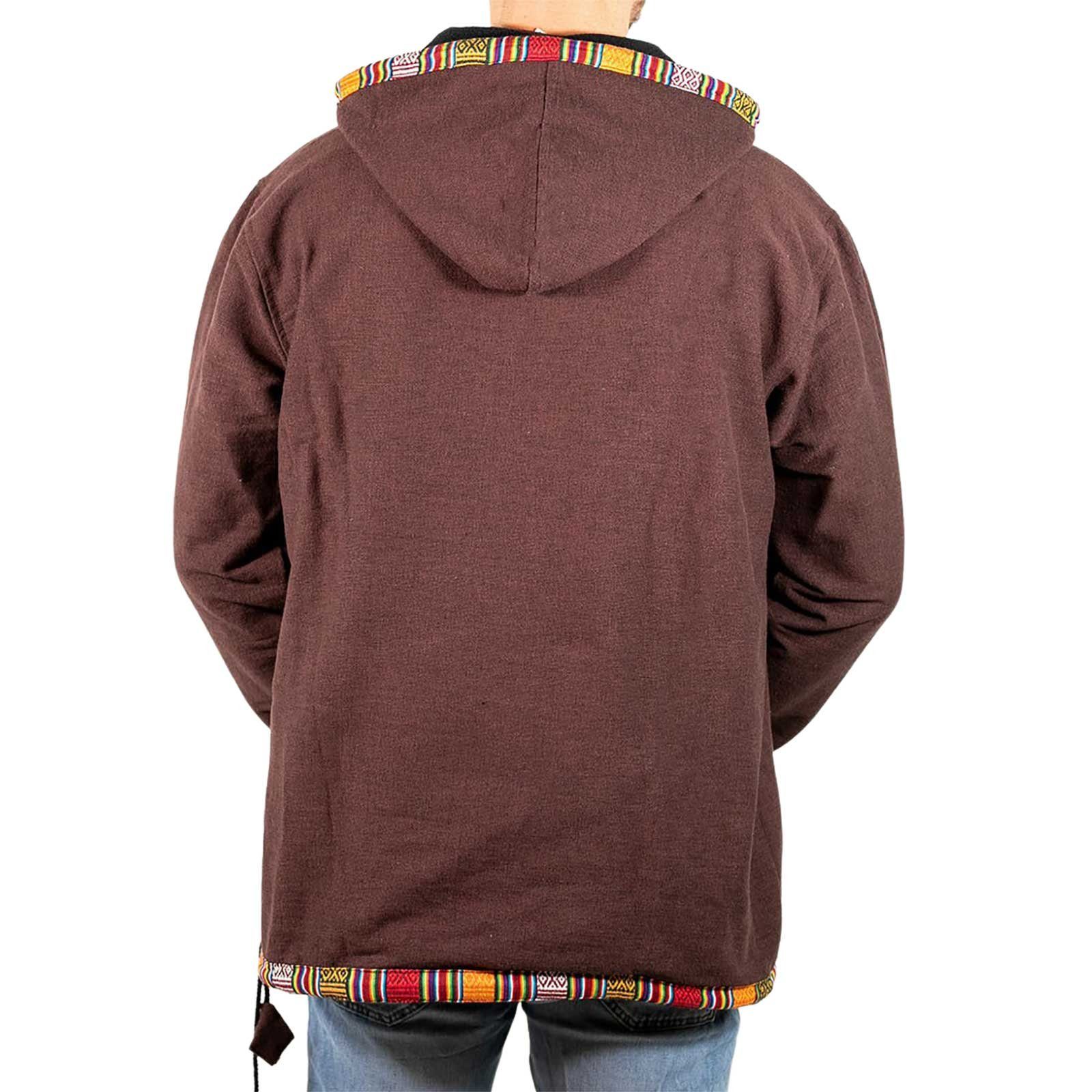KUNST UND MAGIE Sweatponcho Baja Hoodie Kapuzenpullover mit Fleecefutter un günstig online kaufen