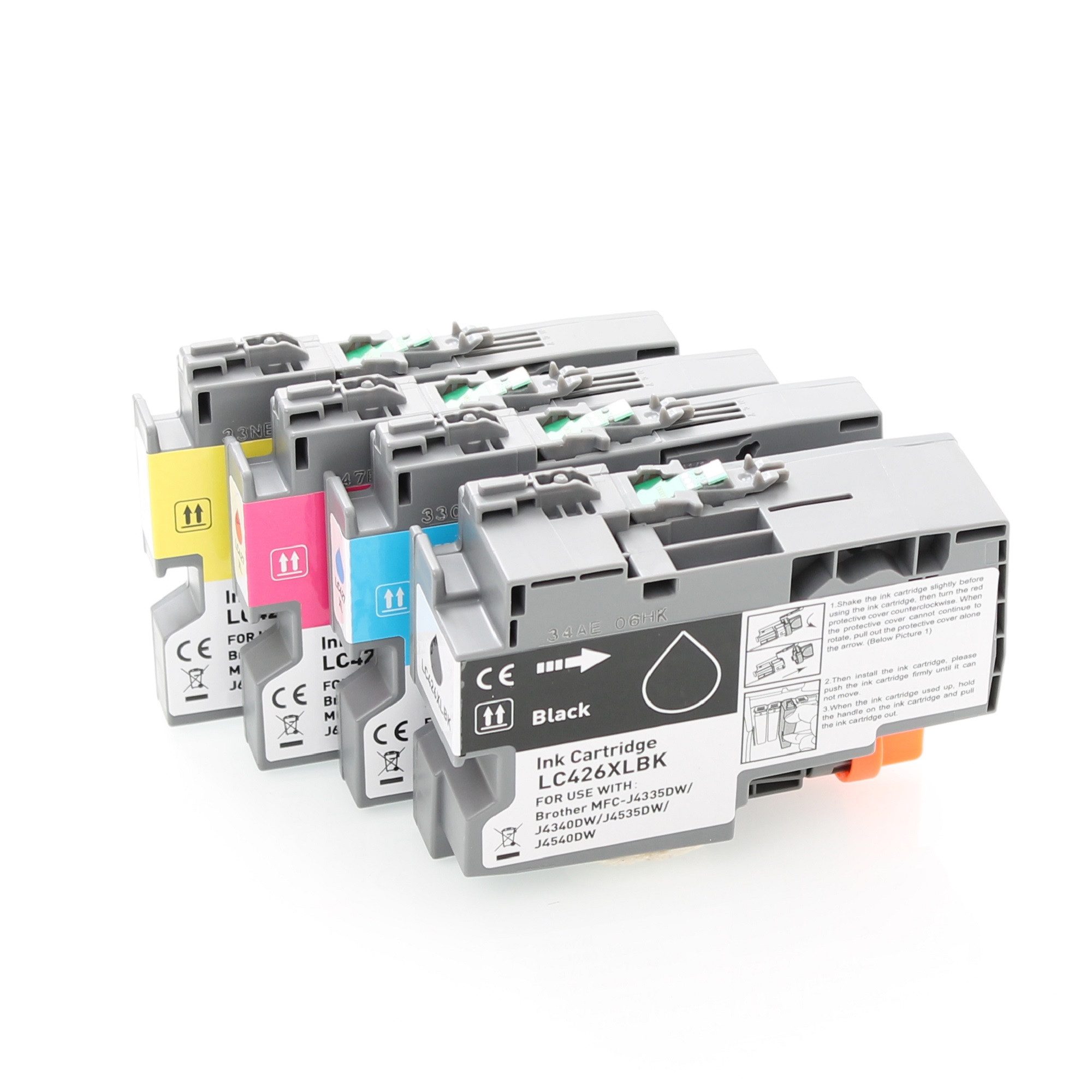 ABC Tintenpatrone (kompatibel für Brother LC426 MFC-J4335DW MFC-J4340DW MFC-J4535DW, ABC)