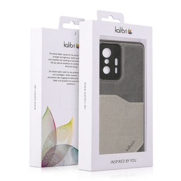 kalibri Handyhülle Hülle für Xiaomi 11T / 11T Pro, Handyhülle Handy Cover - Kunstleder Case mit Kartenfach