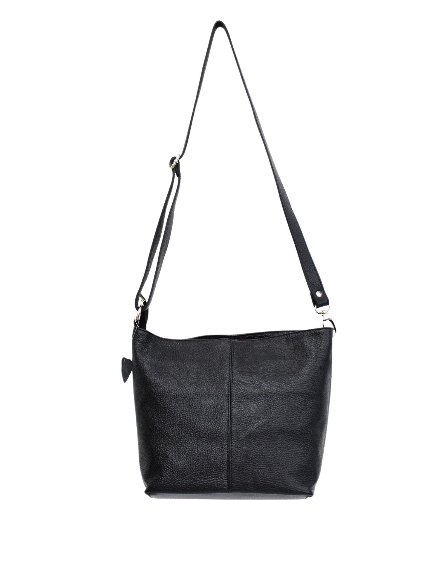 BRISE TASCHE Schultertasche BRISE Schultertasche Nappaleder Italy – Damen Umhängetasche 24,5cm