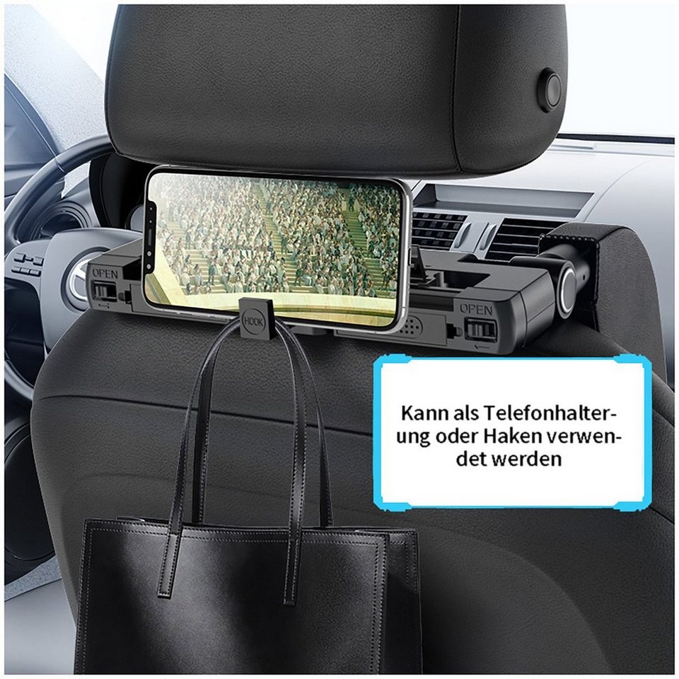 götäzer Nackenpolster Kopf- und Nackenstützkissen (1 St), RoadPal  verstellbarer Autositz mit Schlafkopfstütze