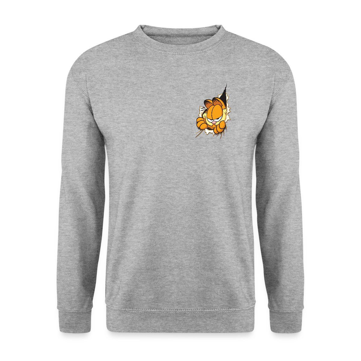 Sweatshirt Garfield Hier Ist Garfield Unisex Pullover