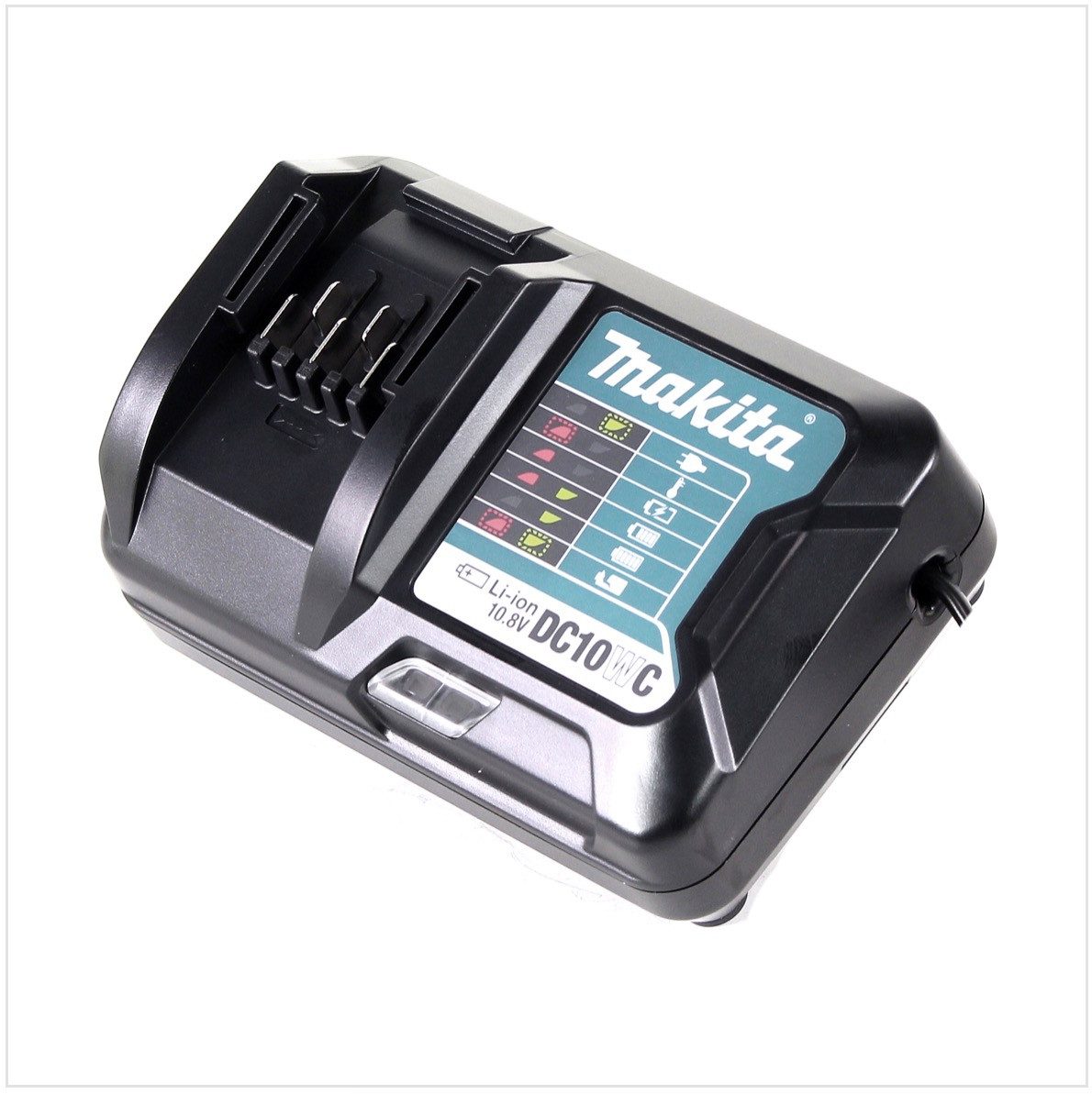 Makita DC 10 WC 10,8 V Ladegerät für Li-Ion Akkus (197334-1) Schnelllade-Gerät