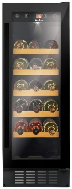 Amica Weinkühlschrank WK341115S,X-Type Design, 20 Bordeauxflaschen