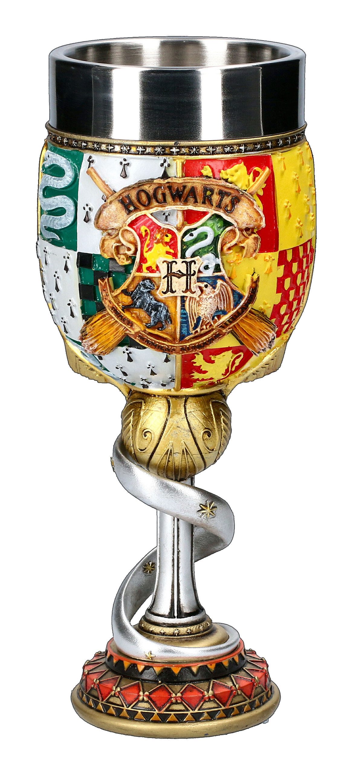 Figuren Shop GmbH Becher Harry Potter Kelch - Goldener Schnatz - Becher Merchandise, Kunststein (Polyresin), Edelstahl