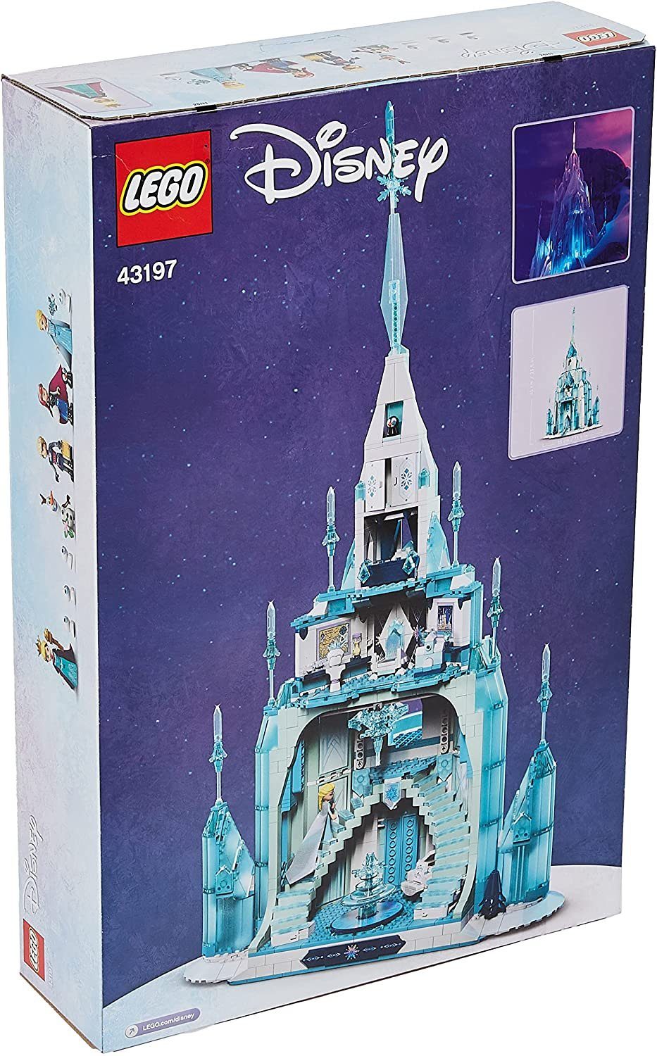 LEGO® Konstruktions-Spielset Disney 43197 Der Eispalast, (1709 St)