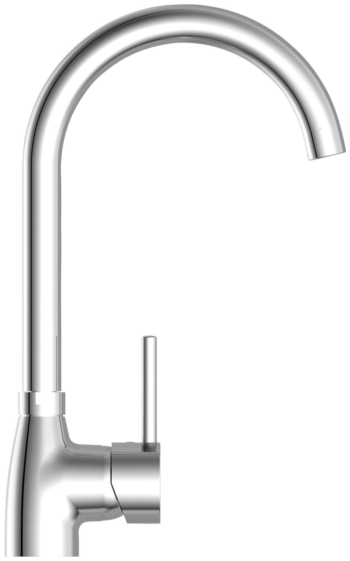 Schütte Spültischarmatur Manetti 360° schwenkbarer Wasserhahn, Mischbatterie, Spültischarmatur in Chrom