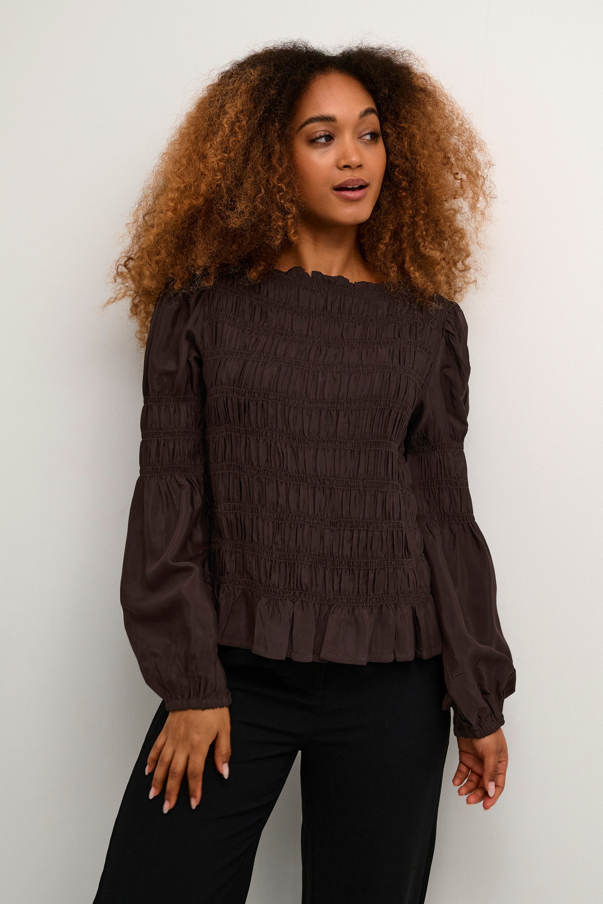 Cream Langarmbluse Langarm-Bluse CRHenva günstig online kaufen