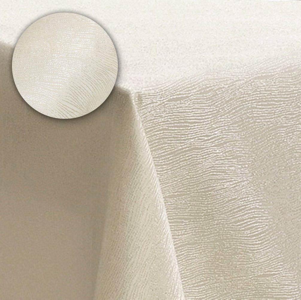 Tischdecke Tischdecke Illuvia Tischwäsche Mitteldecke champagner