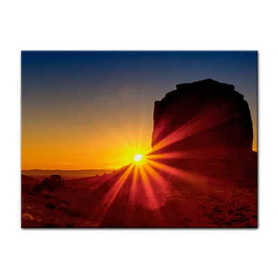 Bilderdepot24 Leinwandbild Panorama Sunrise - Panorama Sonnenaufgang, Landschaften