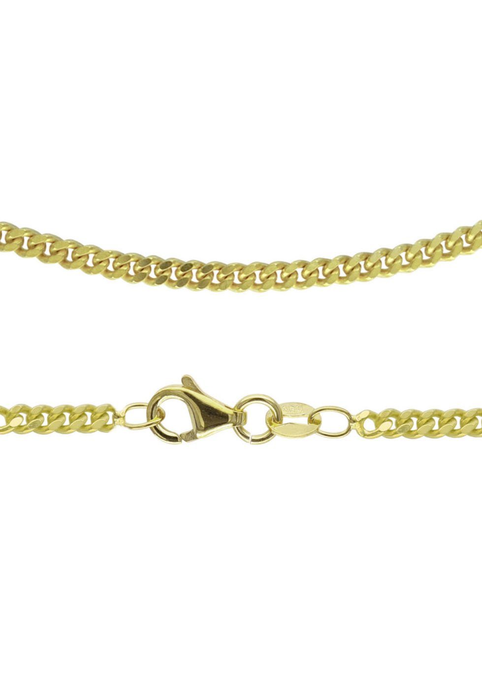 Panzerkette Schmuck Geschenk Gold 333 oder 585 Collierkette in mehreren Breiten