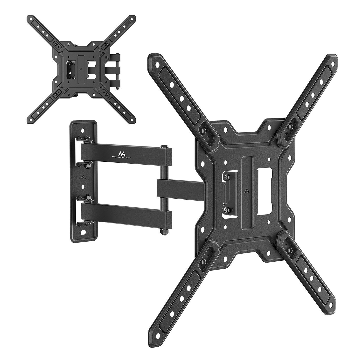Maclean TV-Wandhalterung MC-759 max. 23–65", max. Tragkraft 30 kg, (bis 65 Zoll, universell einsetzbar, max. VESA 400 × 400)