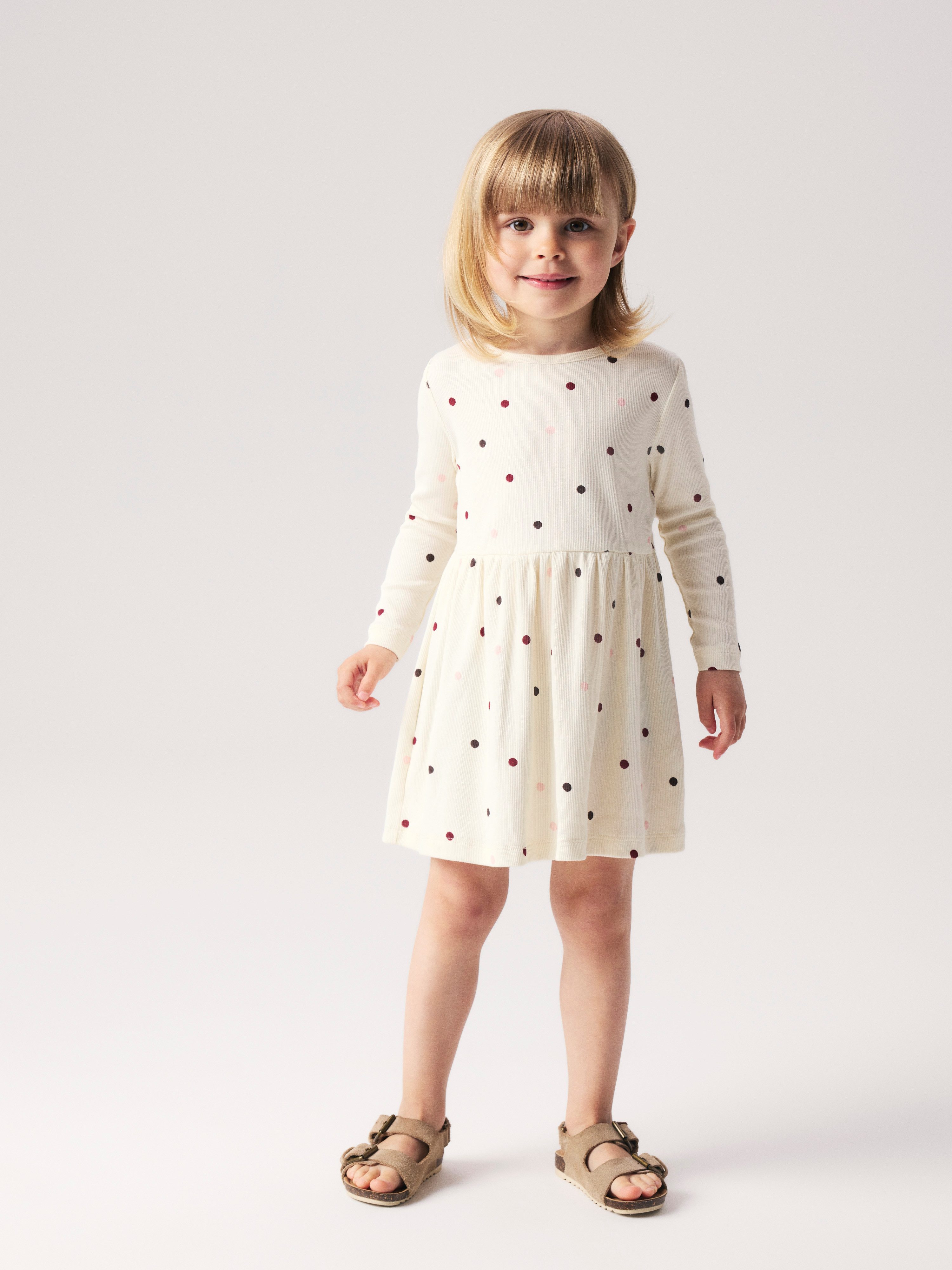 Name It Jerseykleid NMFNUTTI LS DRESS NOOS Baumwollmischung, regular fit