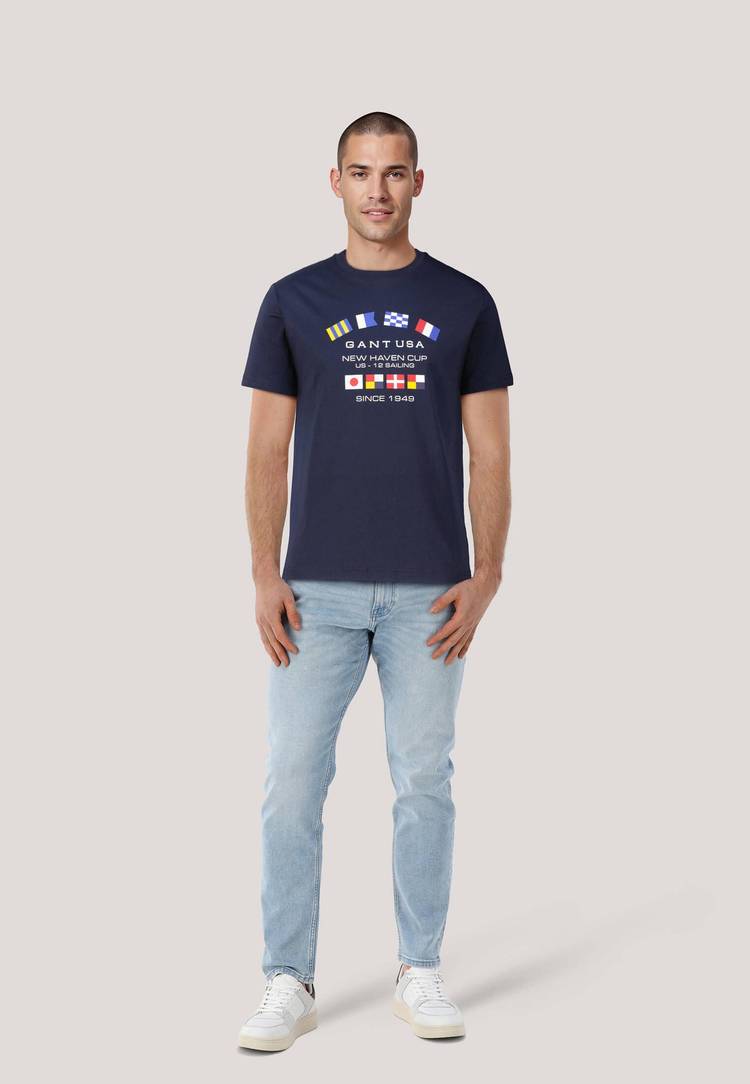 Gant T-Shirt Herren T-Shirt GRAPHIC Regular günstig online kaufen