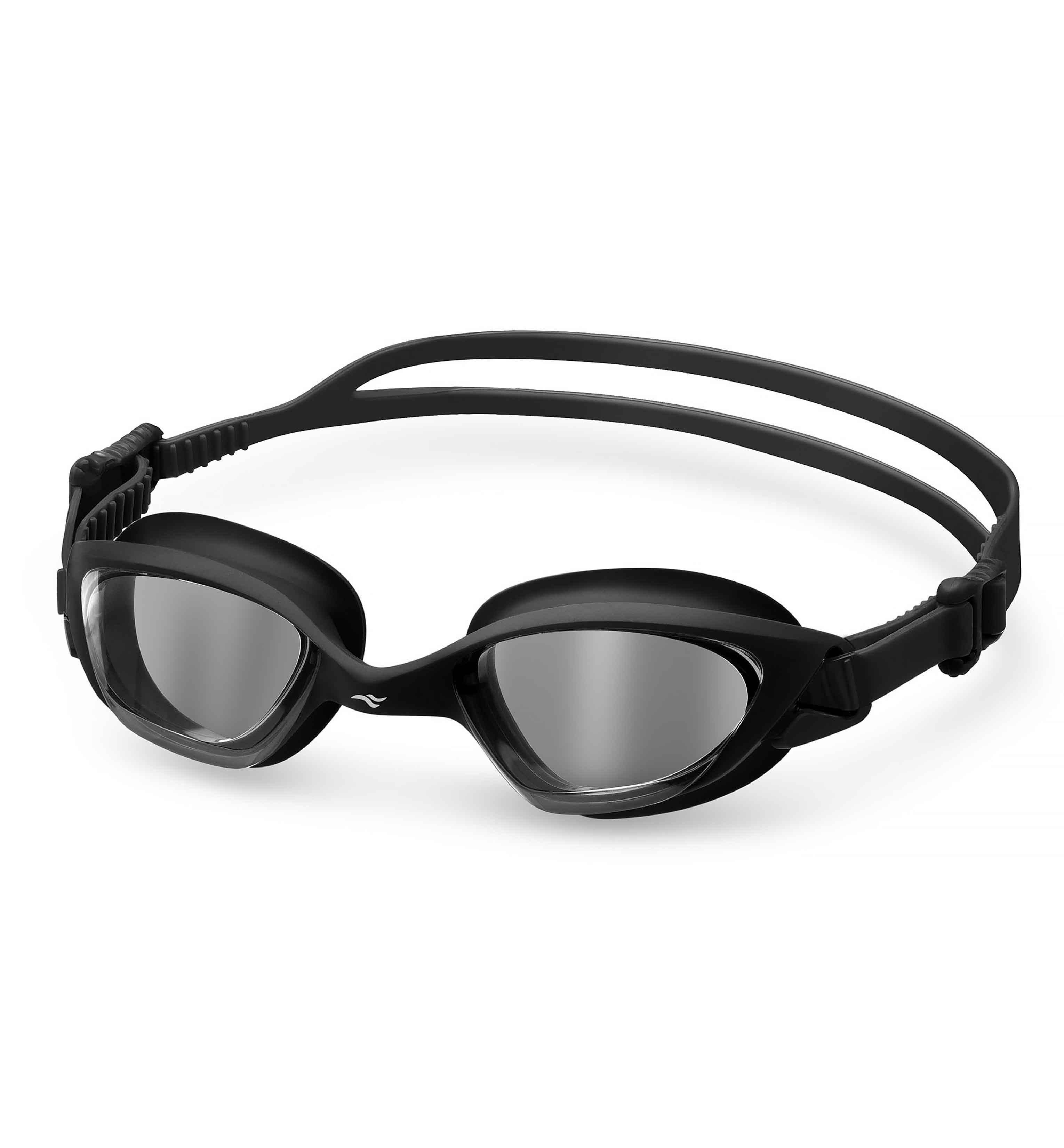 Aqua Speed Schwimmbrille Torrent Wettkampfbrille verspiegelt schwarz – Anti-Fog & UV, Glasklare Sicht & weiches Material für höchsten Komfort