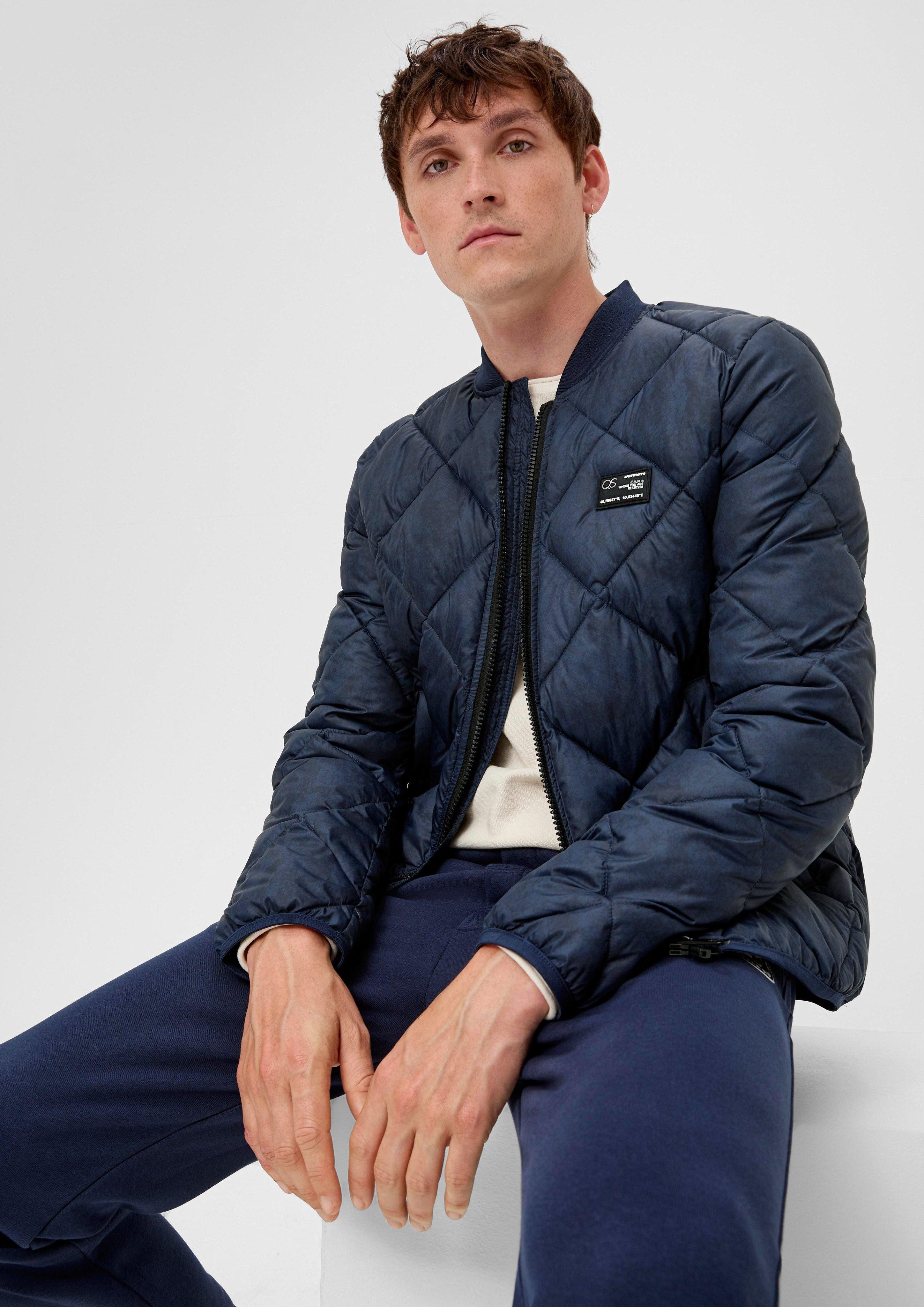 QS Blouson mit Label-Badge auf der günstig online kaufen