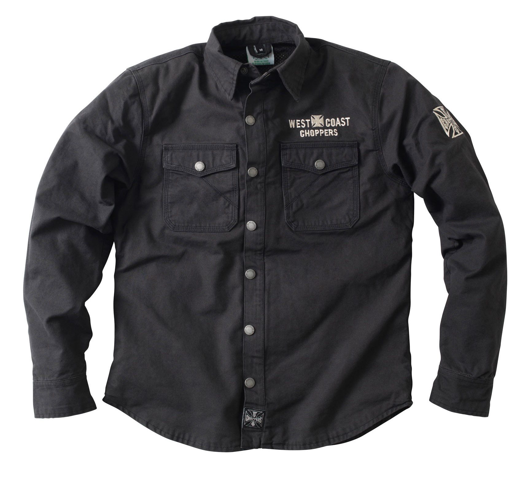 West Coast Choppers Motorradjacke Forged Riding Shirt