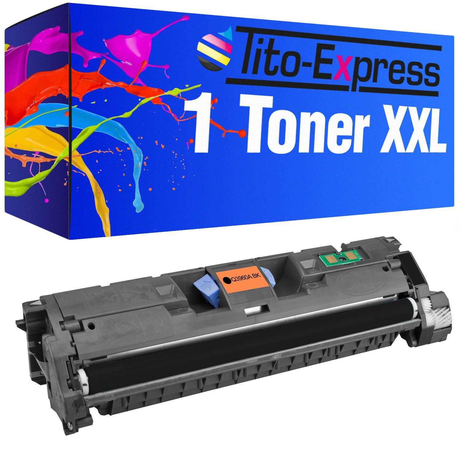 Tito-Express Tonerpatrone ersetzt HP Q 3960 A HP Q 3960A HPQ3960A Black, für Color Laserjet 2550 2550L 2550LN 2550N 2800 Series 2820 AIO 2840