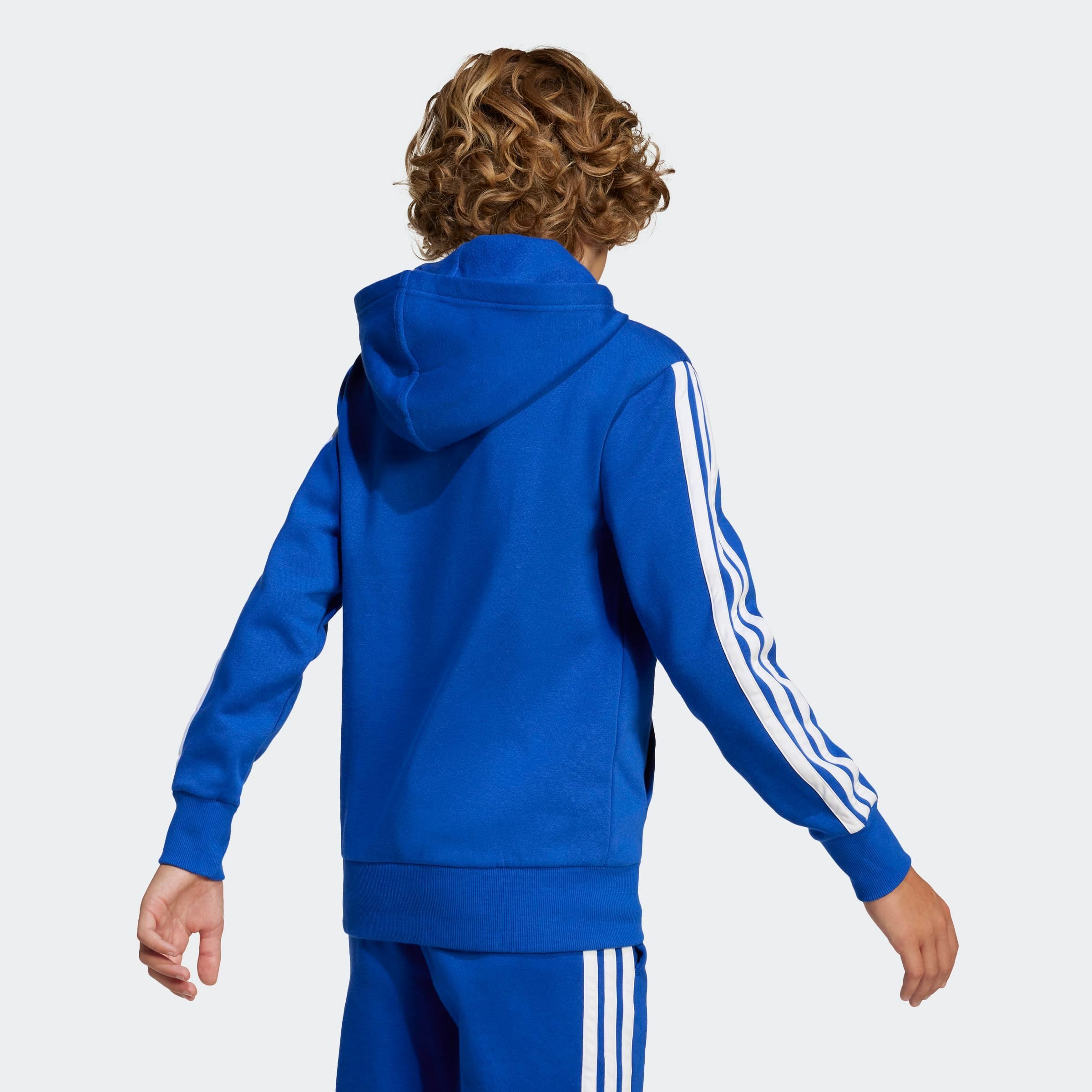 adidas Sportswear Kapuzensweatshirt J 3S TIB FL HD mit Rundhals, ohne Verschluss, in normaler Länge