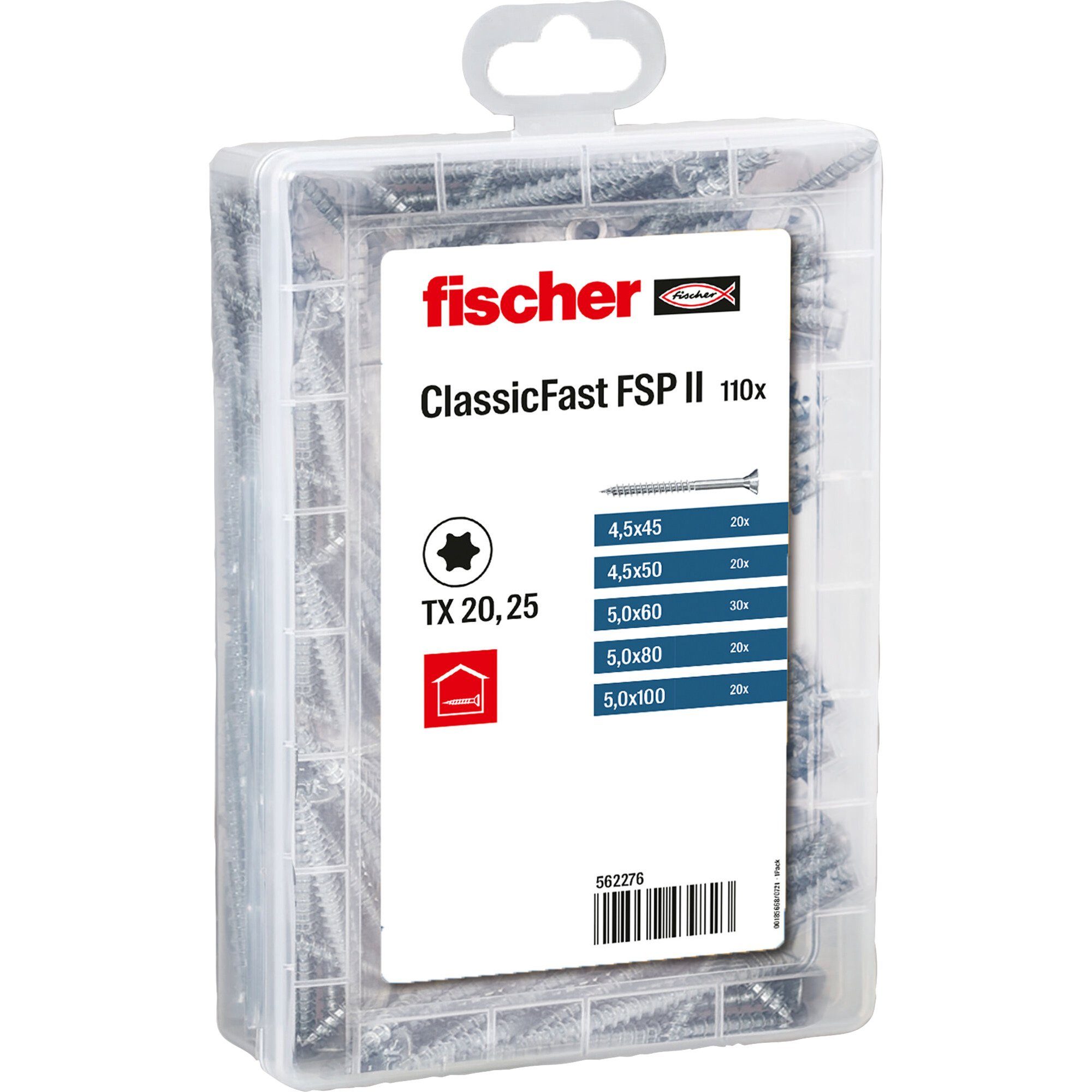 Fischer Bauschraube fischer Meister-Box ClassicFast SK TG TX, 4,5 -