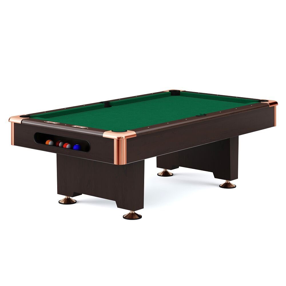 Automaten Hoffmann Billardtisch Billardtisch Club Pro III Dekor Nussbaum, Robuster, hochwertig verarbeiteter Billardtisch